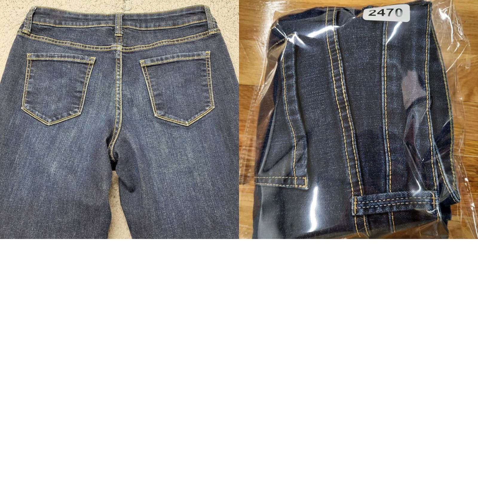 Vintage St. John's Bay Jeans Women's Size 4 Blue Tapered Leg Dark Embroidered Floral Size 27" / US 4 / IT 40 - 9 Thumbnail