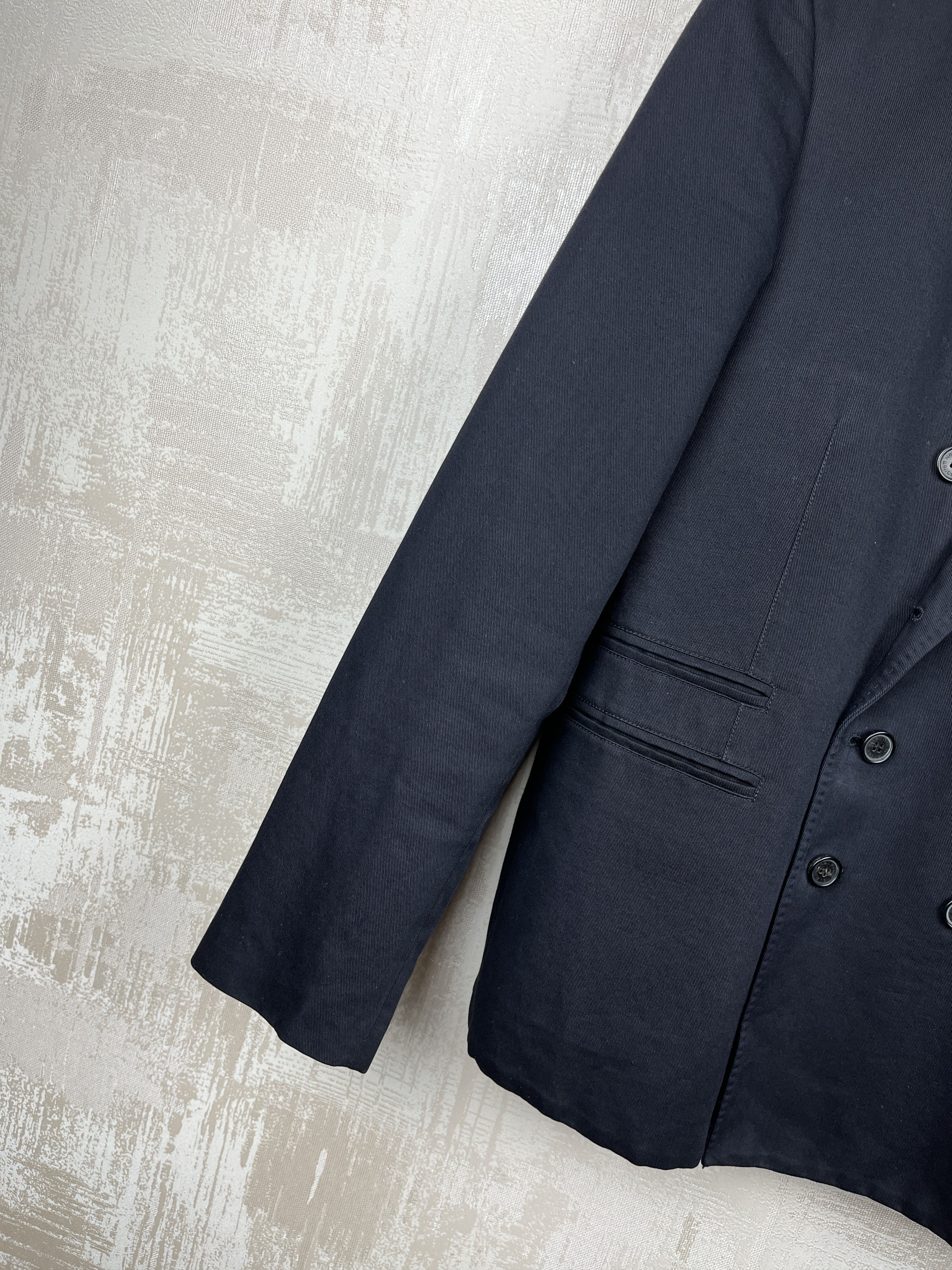Neil Barrett Neil Barrett Double Breasted Blazer Cotton Linen Size 50 Size US M / EU 48-50 / 2 - 7 Thumbnail