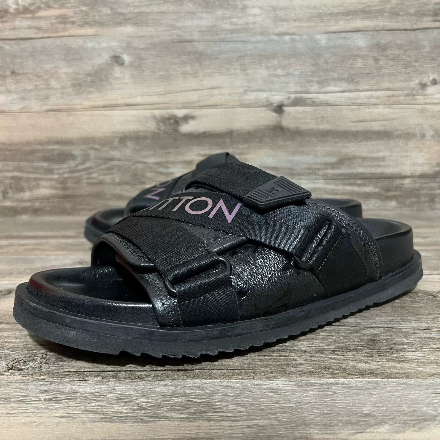 Louis Vuitton Louis Vuitton Black Sandals 41 Men Size US 8.5 / EU 41-42 - 1 Thumbnail