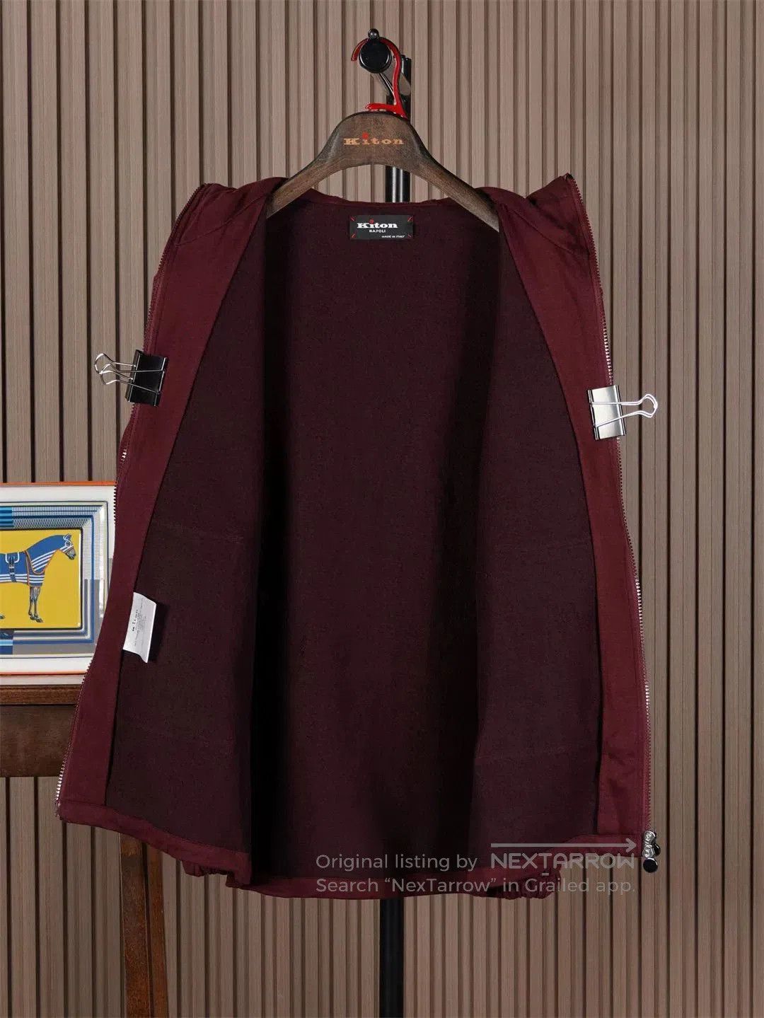 Kiton Kiton Hooded Sport Jacket in Cashmere Blend. Size US S / EU 44-46 / 1 - 3 Thumbnail
