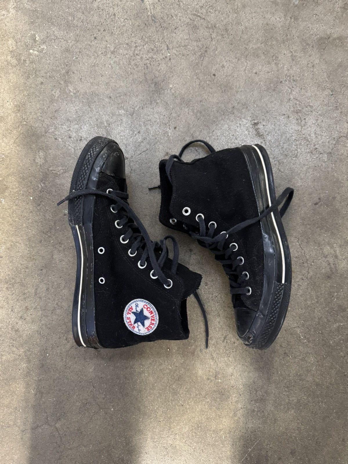 Converse Converse Chuck Taylor 70s high top Black Wool Size US 7.5 / EU 40-41 - 2 Thumbnail