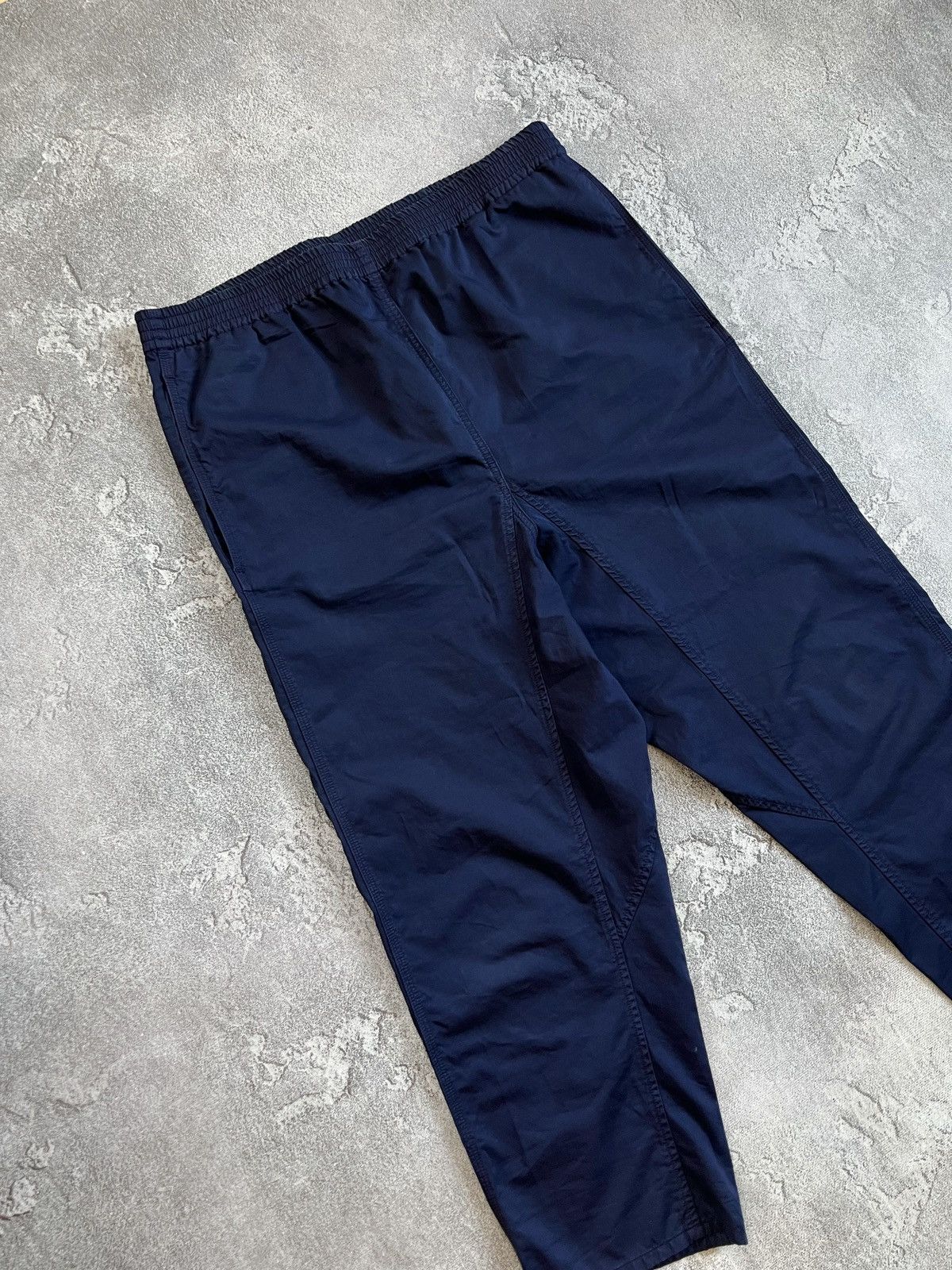 Maison Margiela MM6 Maison Margiela Blue Tapered Pants Cropped Joggers Sz 46 Size 32" / US 10 / IT 46 - 2 Thumbnail