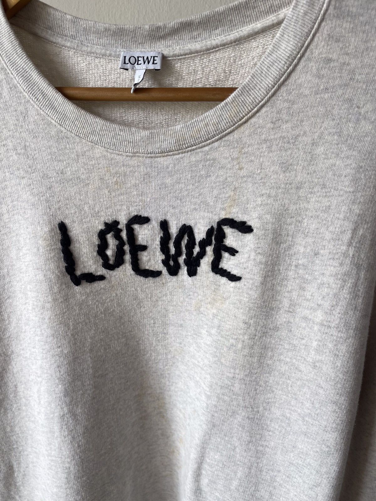 Loewe Loewe Embroidered Logo Sweatshirt Size US L / EU 52-54 / 3 - 5 Thumbnail