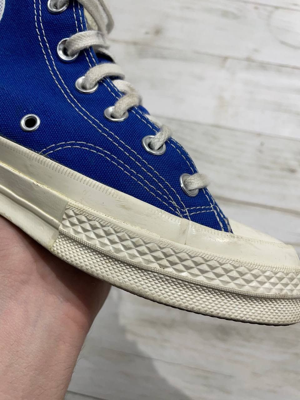Comme des Garcons Comme Des Garçons Play x Converse High Top Sneakers Woman Size US 8 / IT 38 - 8 Thumbnail