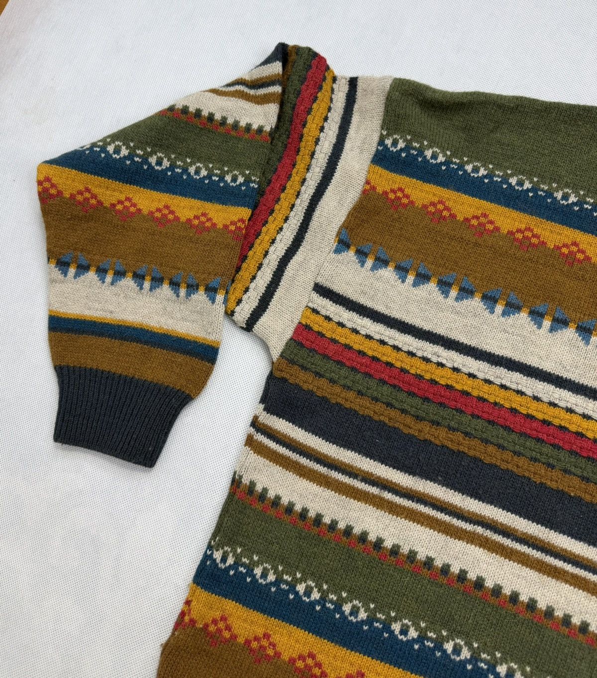 Lacoste Unique Lacoste Small Logo Pattern Sweater, Alpaca Wool Size US XL / EU 56 / 4 - 5 Thumbnail