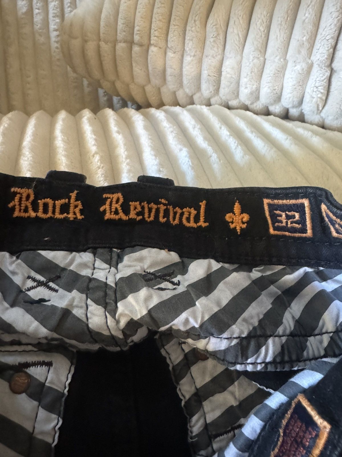 Rock Revival Rock Revival Black Jeans Size US 32 / EU 48 - 2 Thumbnail