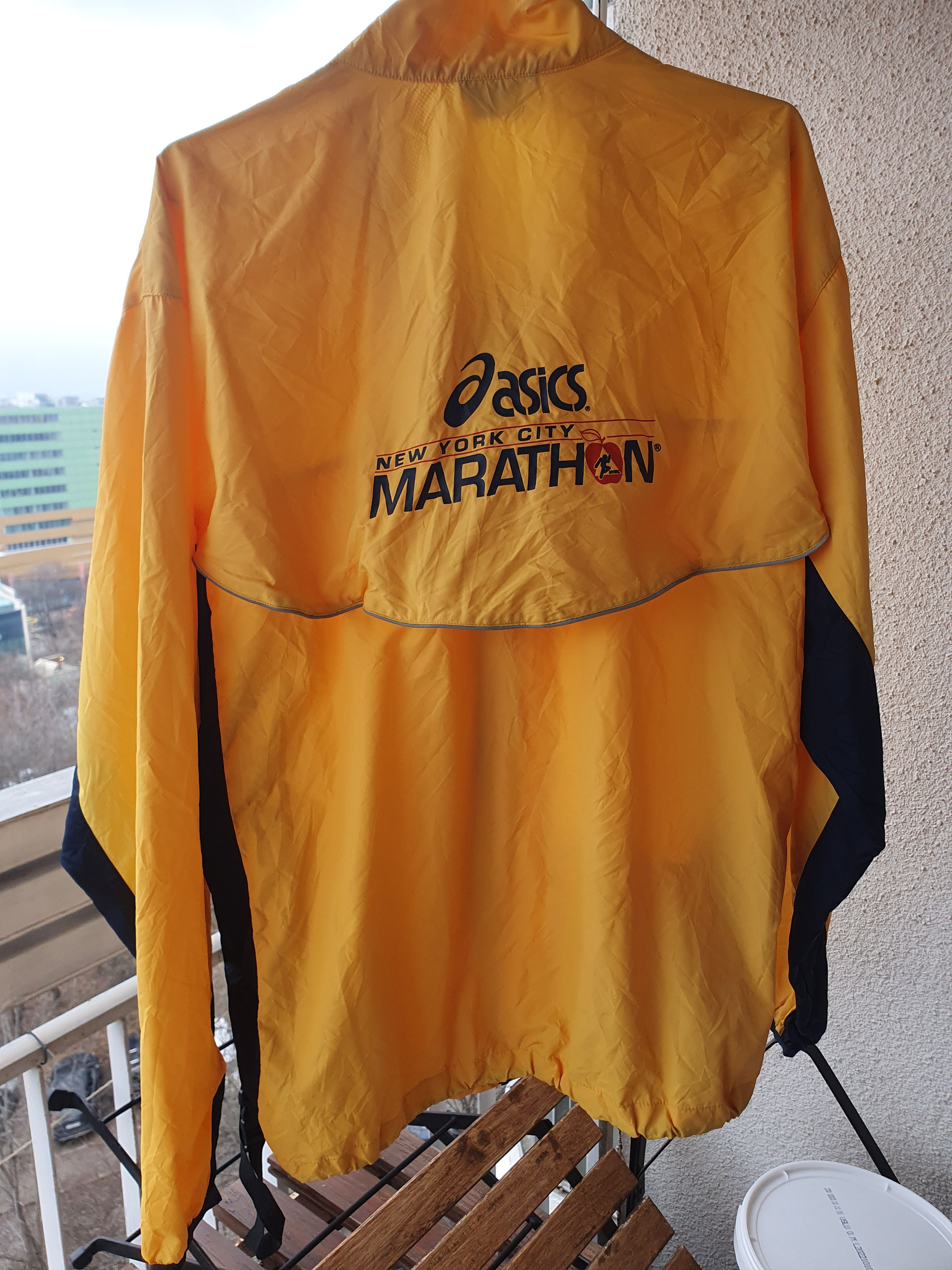 Asics Asics New York City Marathon Windbreaker Unisex jacket sz XL Size US XL / EU 56 / 4 - 12 Thumbnail