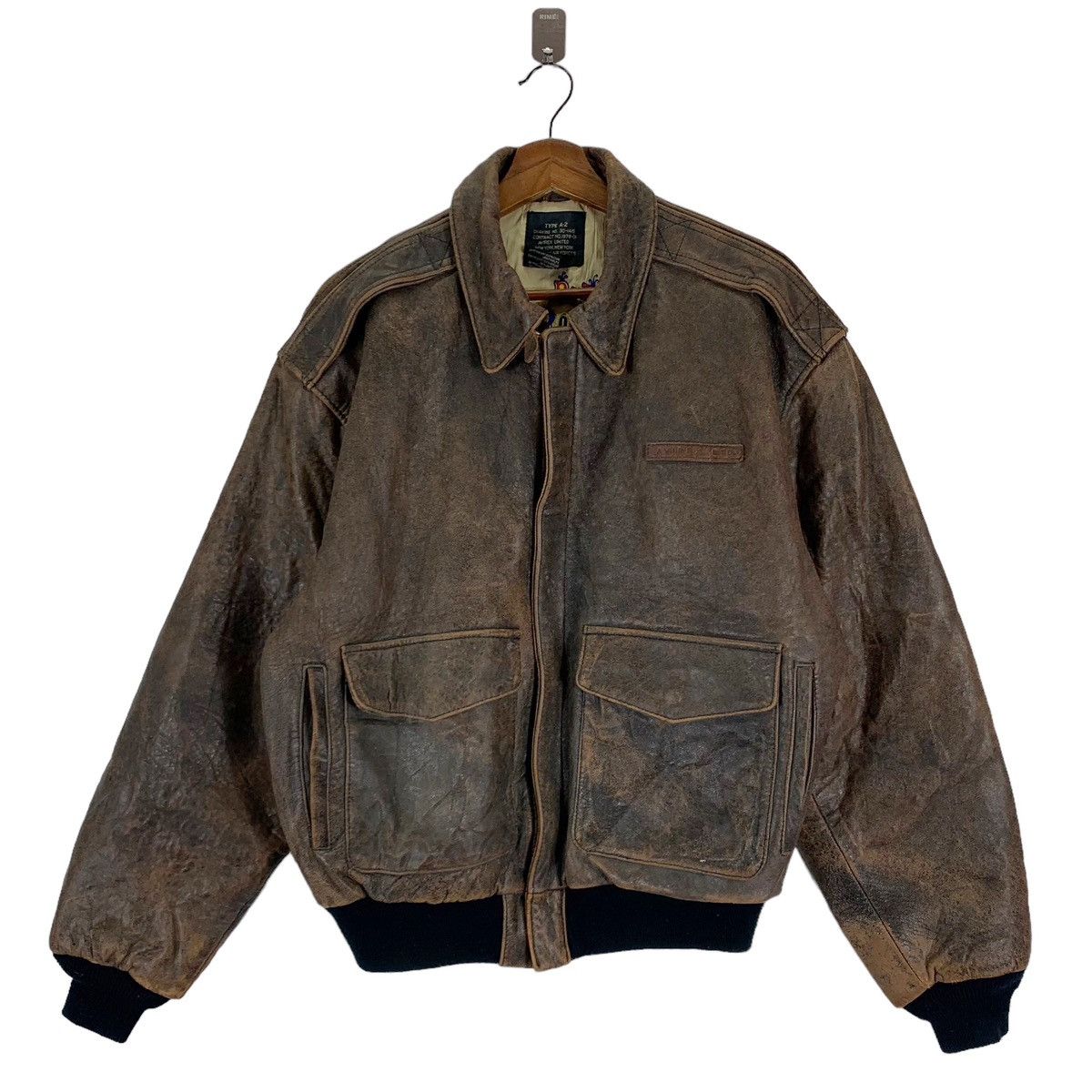 Avirex 🔥🔥VINTAGE AVIREX TYPE A-2 USAF BOMBER LEATHER JACKET | Grailed