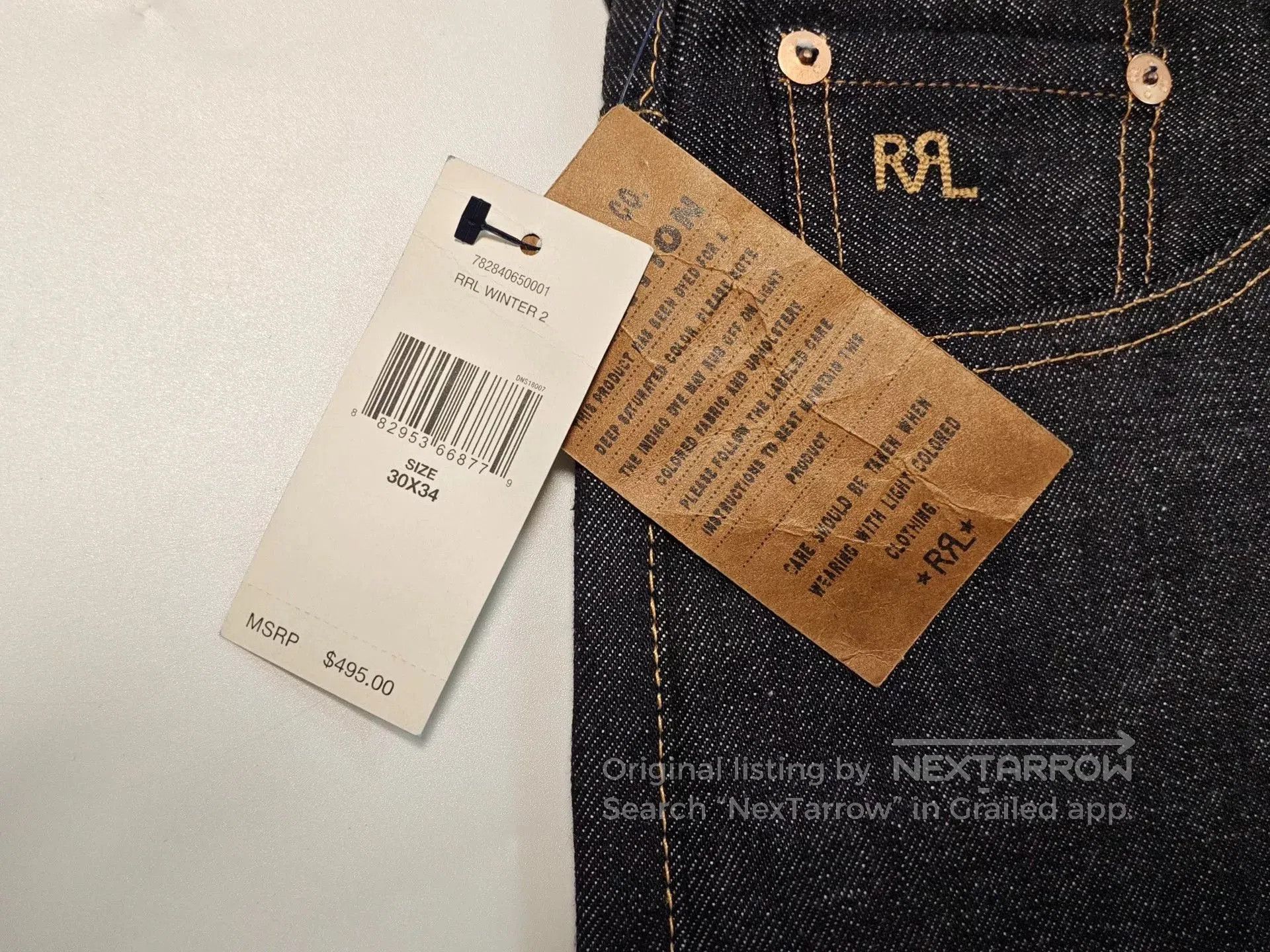 RRL Ralph Lauren Ralph Lauren RRL Vintage Denim Work Pants. Size US 30 / EU 46 - 4 Thumbnail