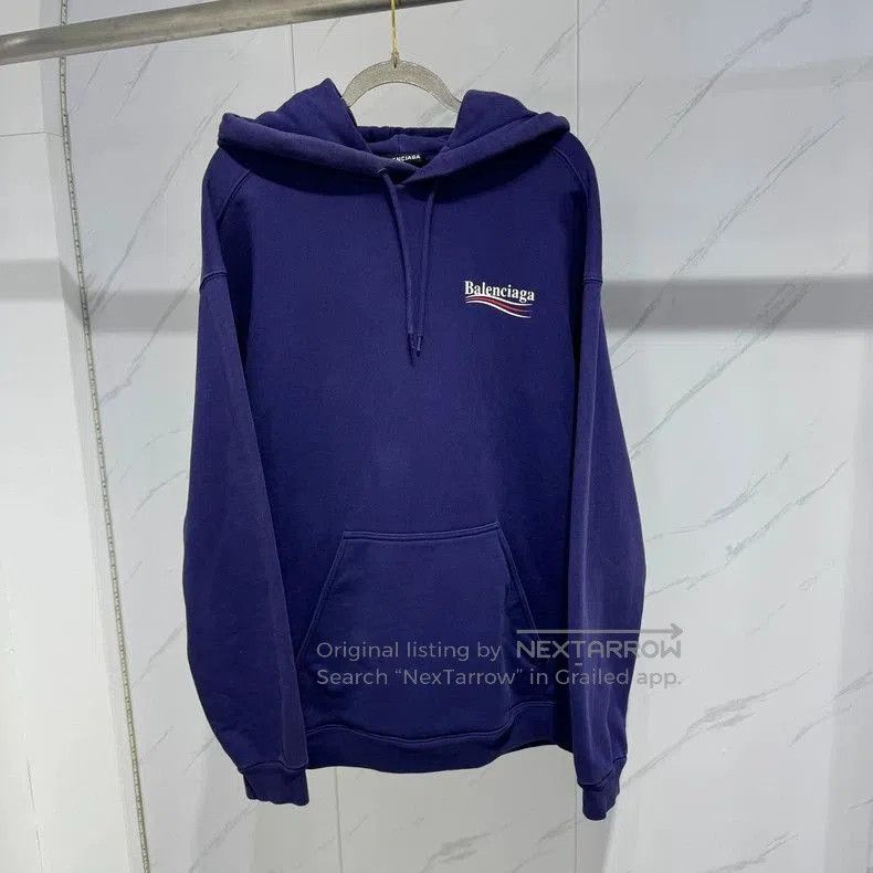 Balenciaga Balenciaga Coke Purple Hoodie S. Size US S / EU 44-46 / 1 - 1 Thumbnail