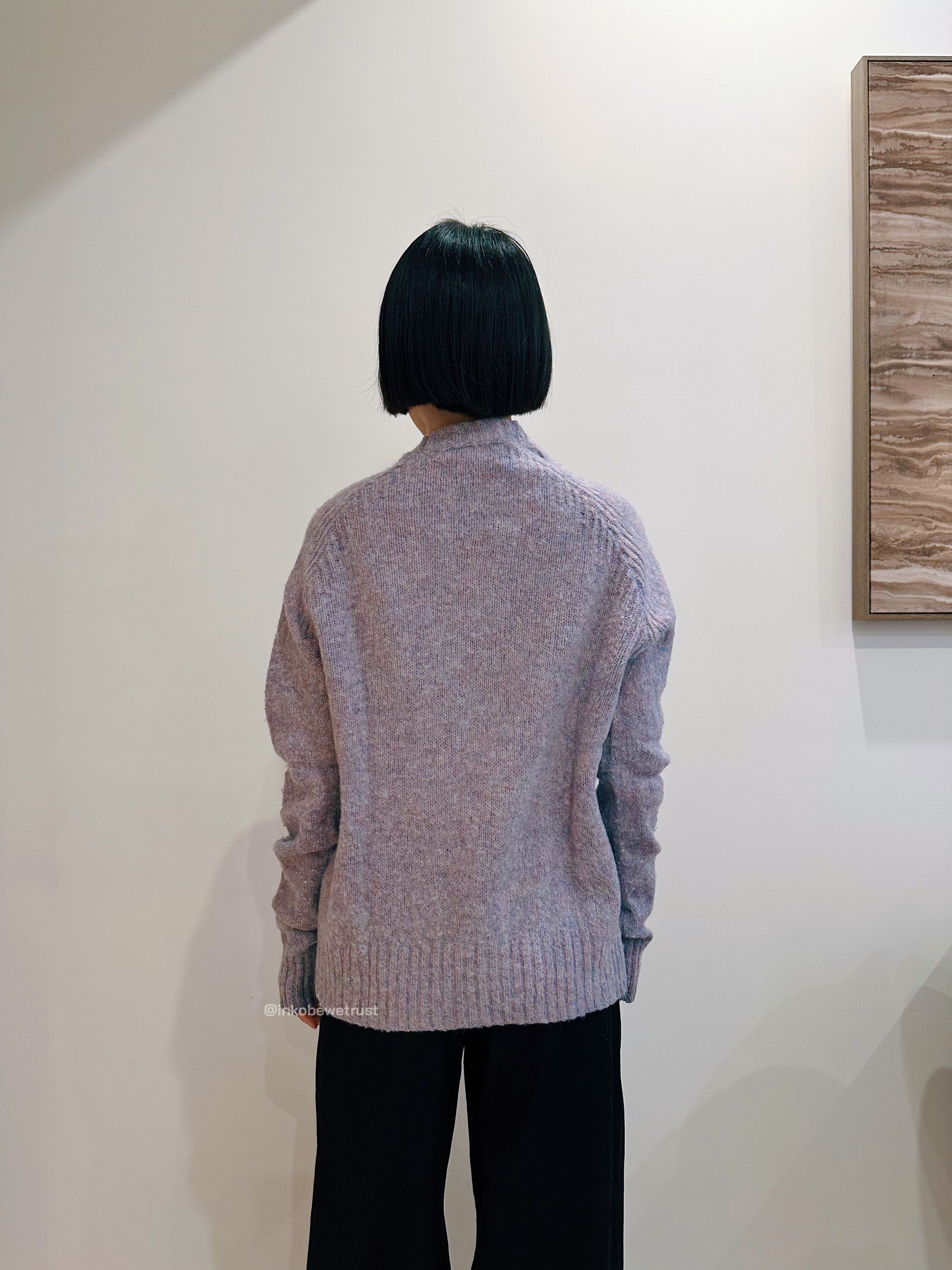 Acne Studios Brushed Shetland Wool Sweater -Thistle Purple Size US L / EU 52-54 / 3 - 5 Thumbnail
