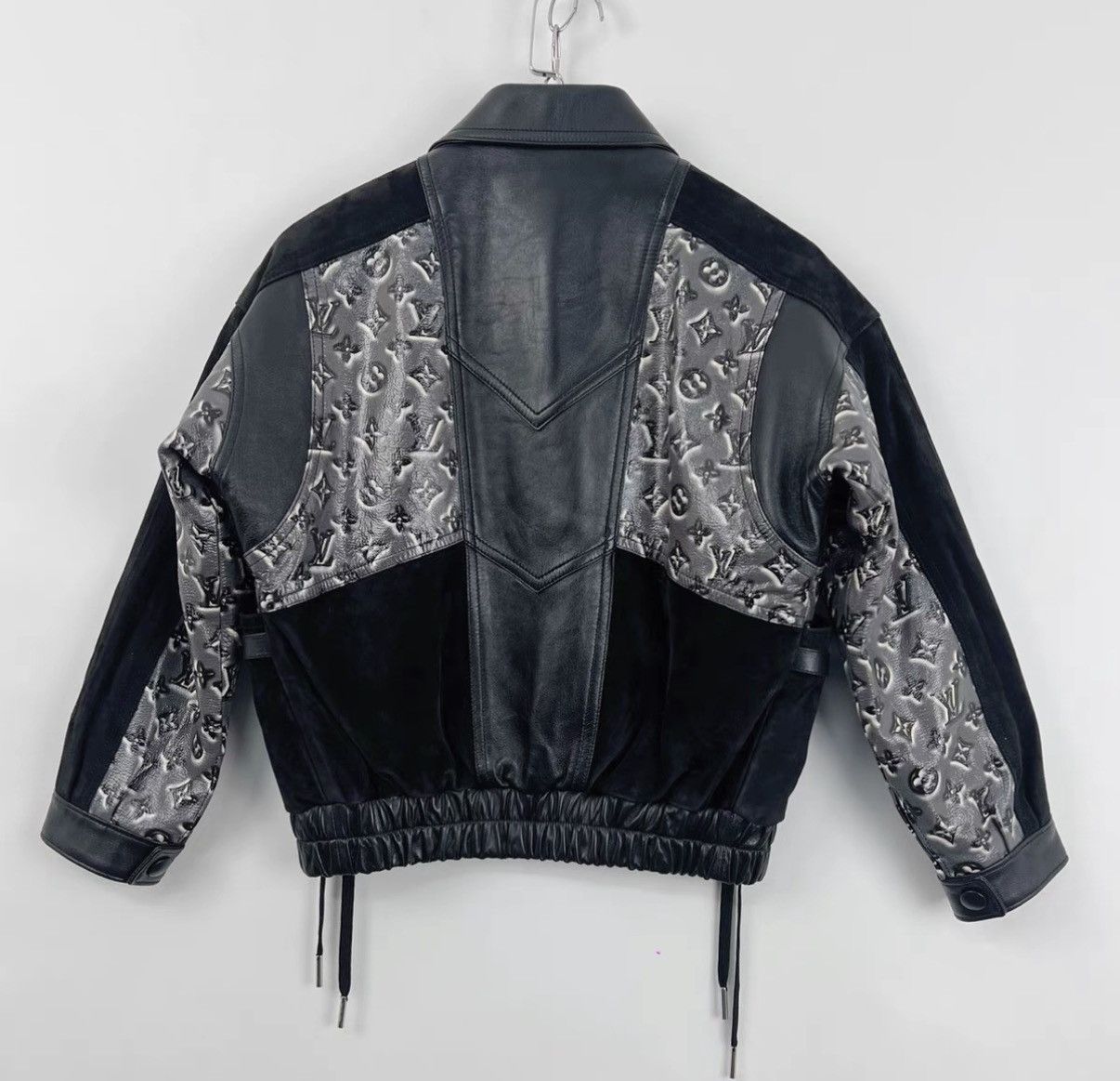 Louis Vuitton Louis Vuitton Monogram All Over Leather Trim Jacket K12 Size XXS / US 00 / IT 34 - 2 Thumbnail