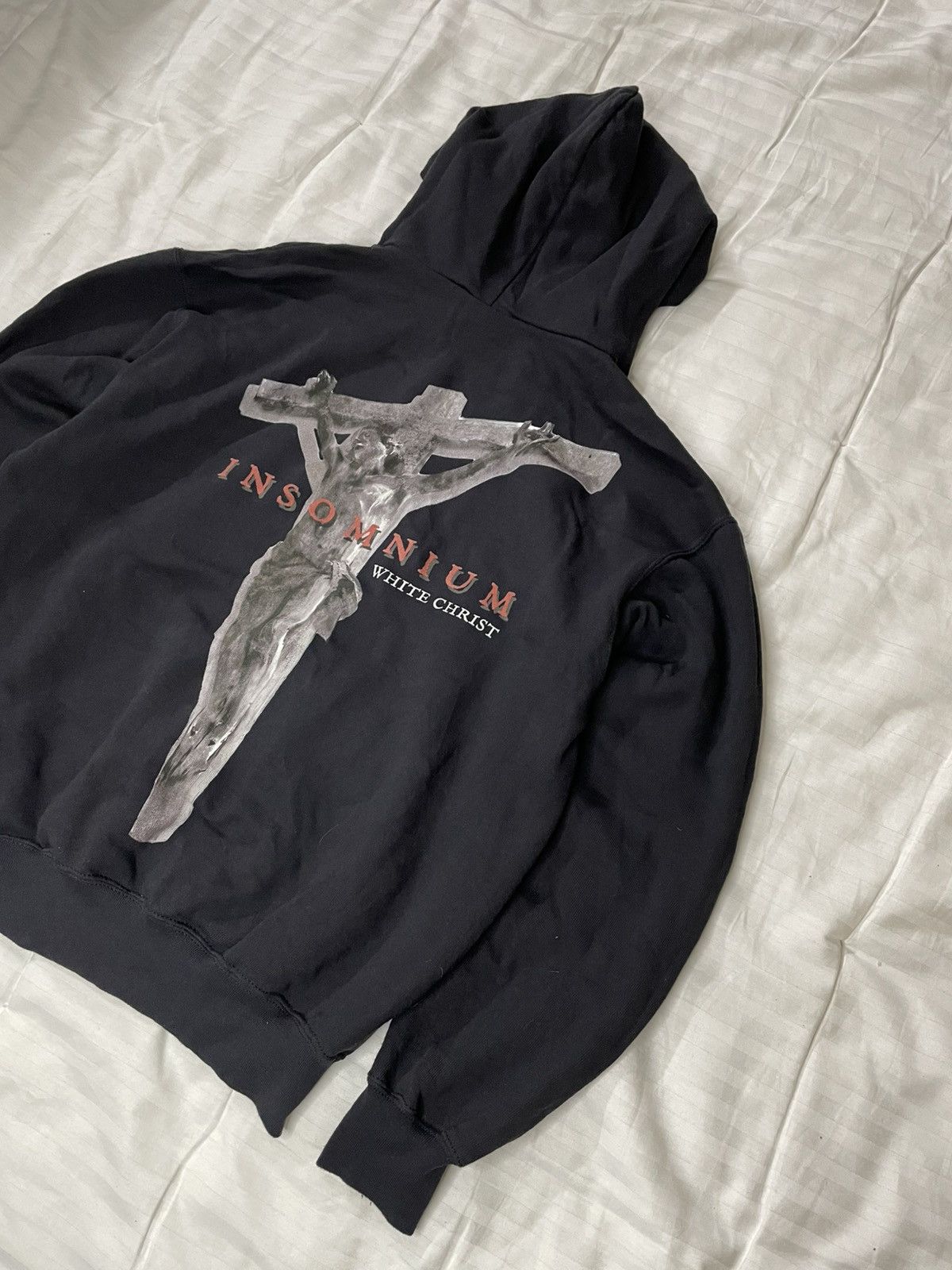 Band Tees Vintage Rock Band Insomnium White Christ Hoodie Size US M / EU 48-50 / 2 - 4 Thumbnail