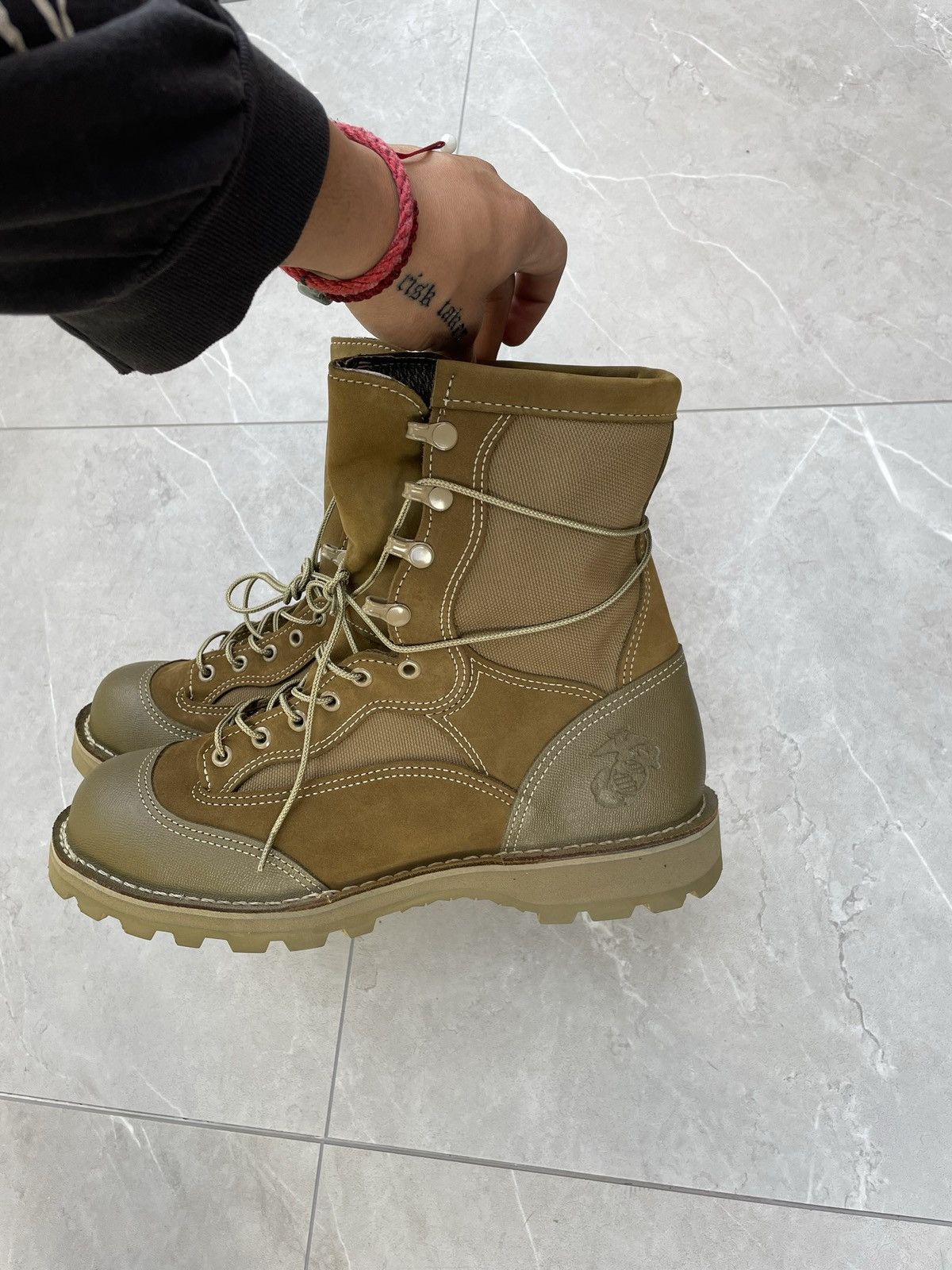Vintage Vintage Military Tan Desert Combat Boots Size US 12 / EU 45 - 5 Thumbnail