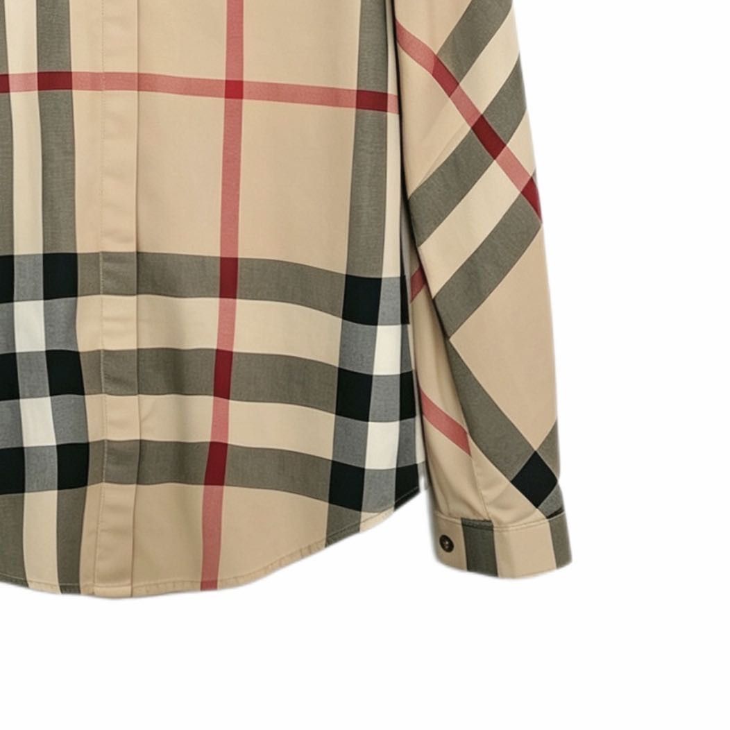 Burberry Burberry Check Regular Lapel Long Sleeve Shirt K26WX Size US S / EU 44-46 / 1 - 4 Thumbnail
