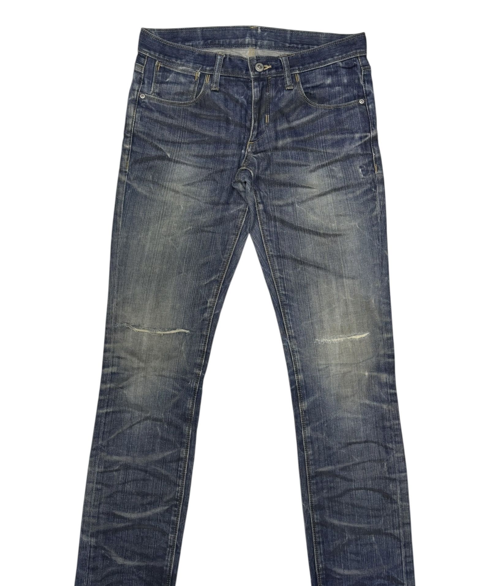 Black Barrett Black Barrett by Neil Barrett Whisker Denim Jeans Size US 32 / EU 48 - 5 Thumbnail