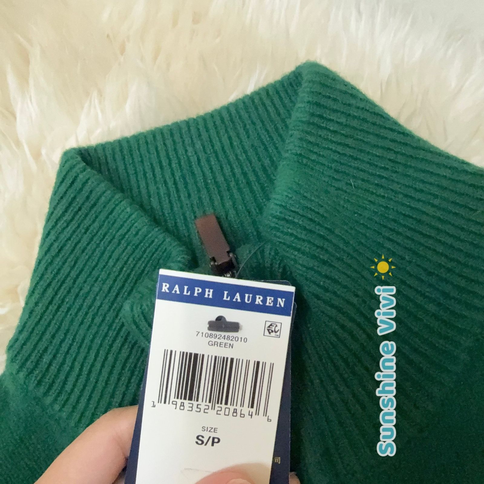 Ralph Lauren NEW POLO Ralph Lauren Wool Pullover Sweater Green Medium Size US S / EU 44-46 / 1 - 8 Thumbnail