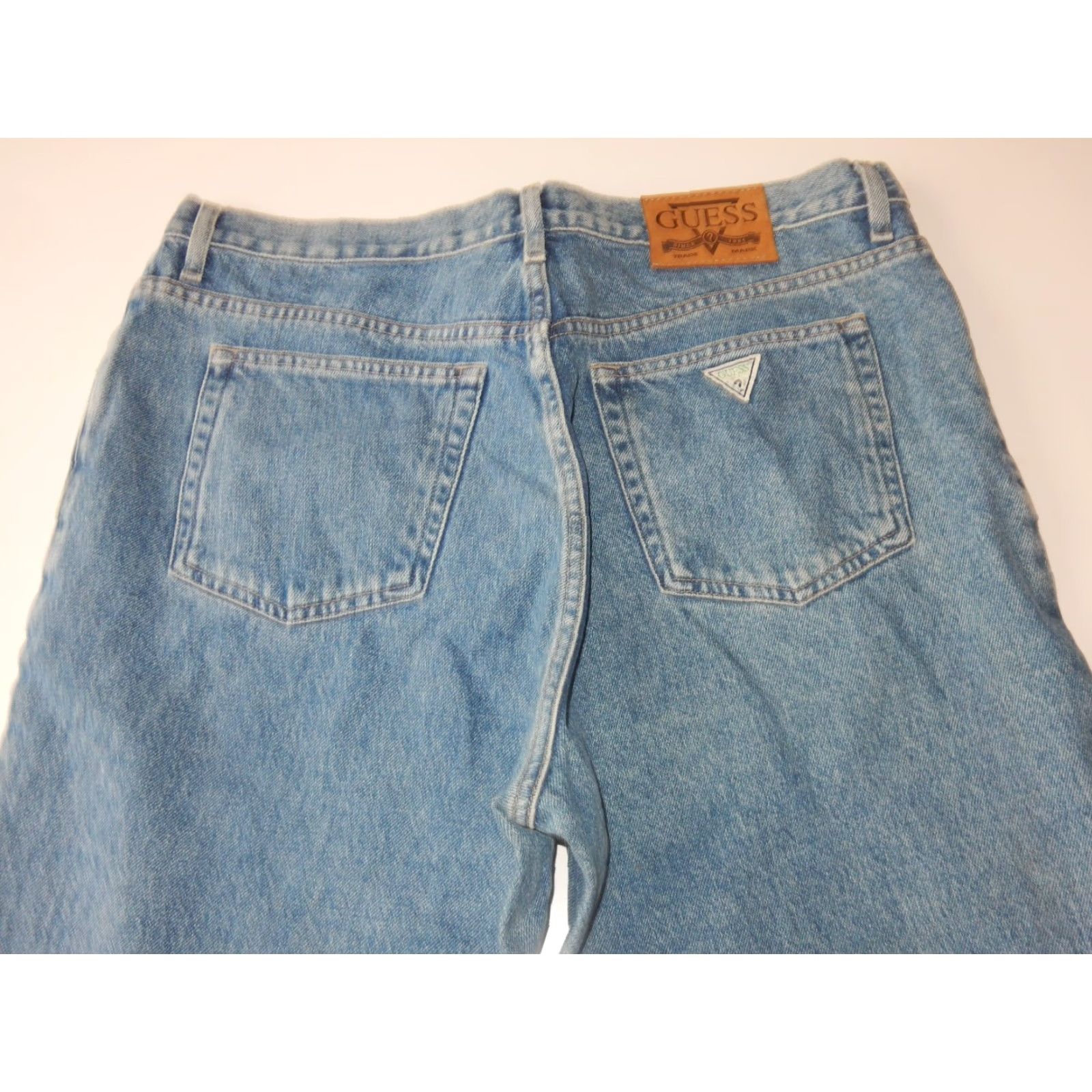 Guess VINTAGE GUESS Men's Denim Jeans Jeans 38 Regular Blue Straight 37x33 Mens Size US 38 / EU 54 - 2 Thumbnail