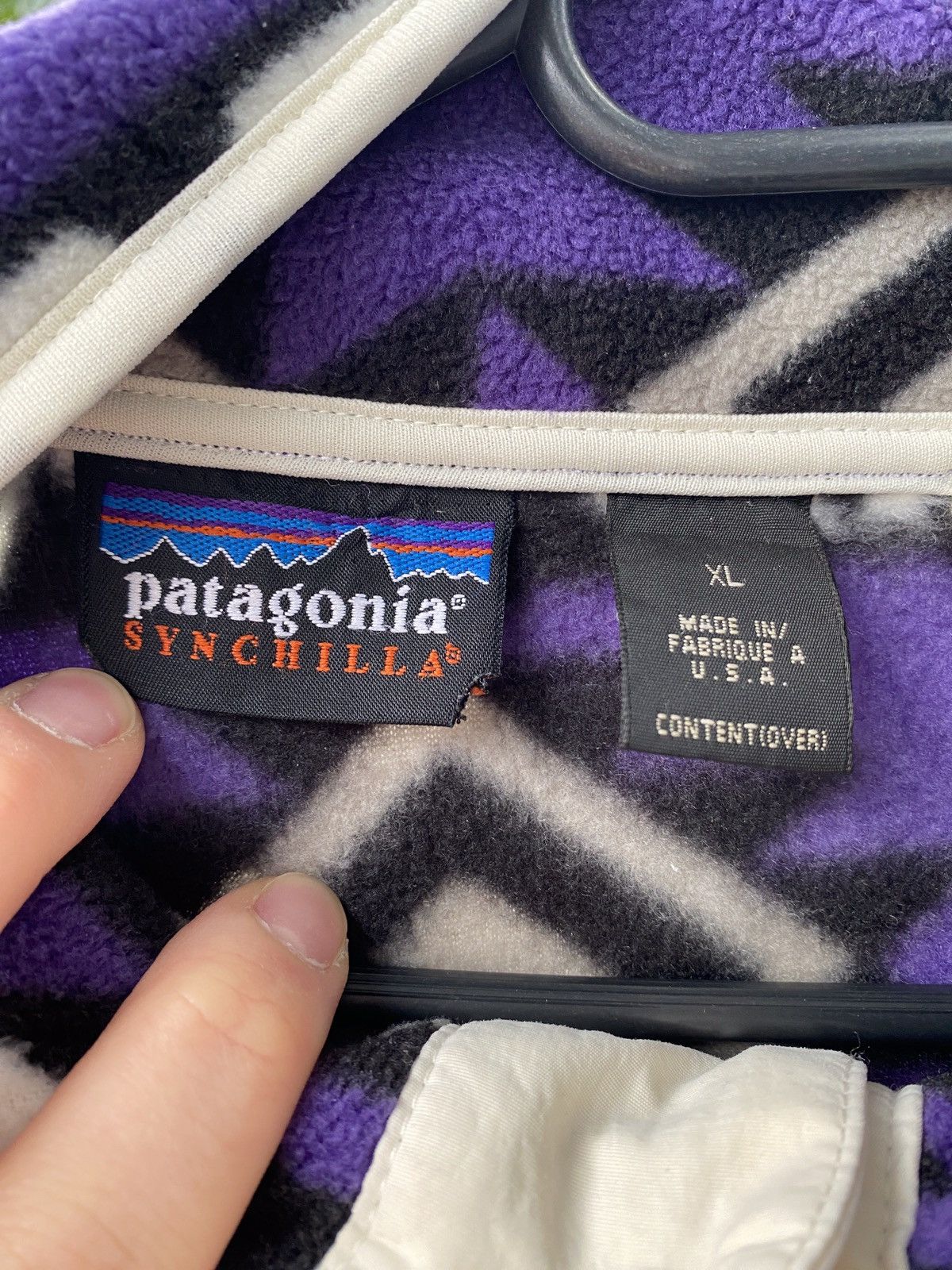 Japanese Brand × Patagonia × Vintage Patagonia Synchilla Aztec Fleece Snap-t USA Made RARE Groovy Size US XL / EU 56 / 4 - 5 Thumbnail