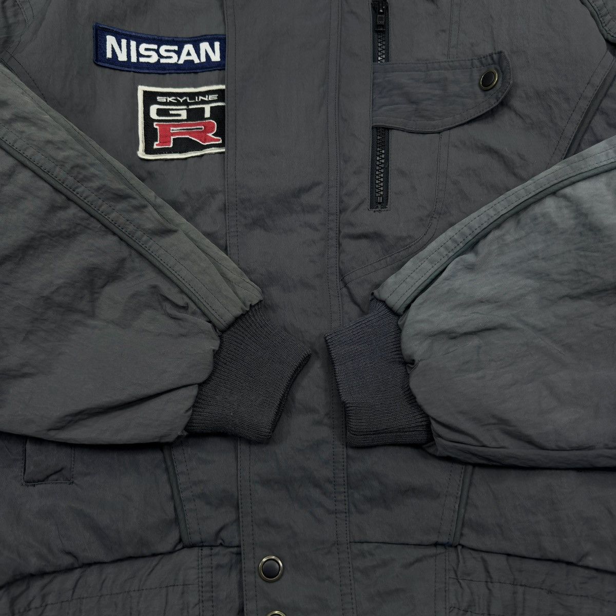 Other 1980s Vintage Nissan Skyline GTR Sunfade Boxy Fit Jacket Size US L / EU 52-54 / 3 - 8 Thumbnail