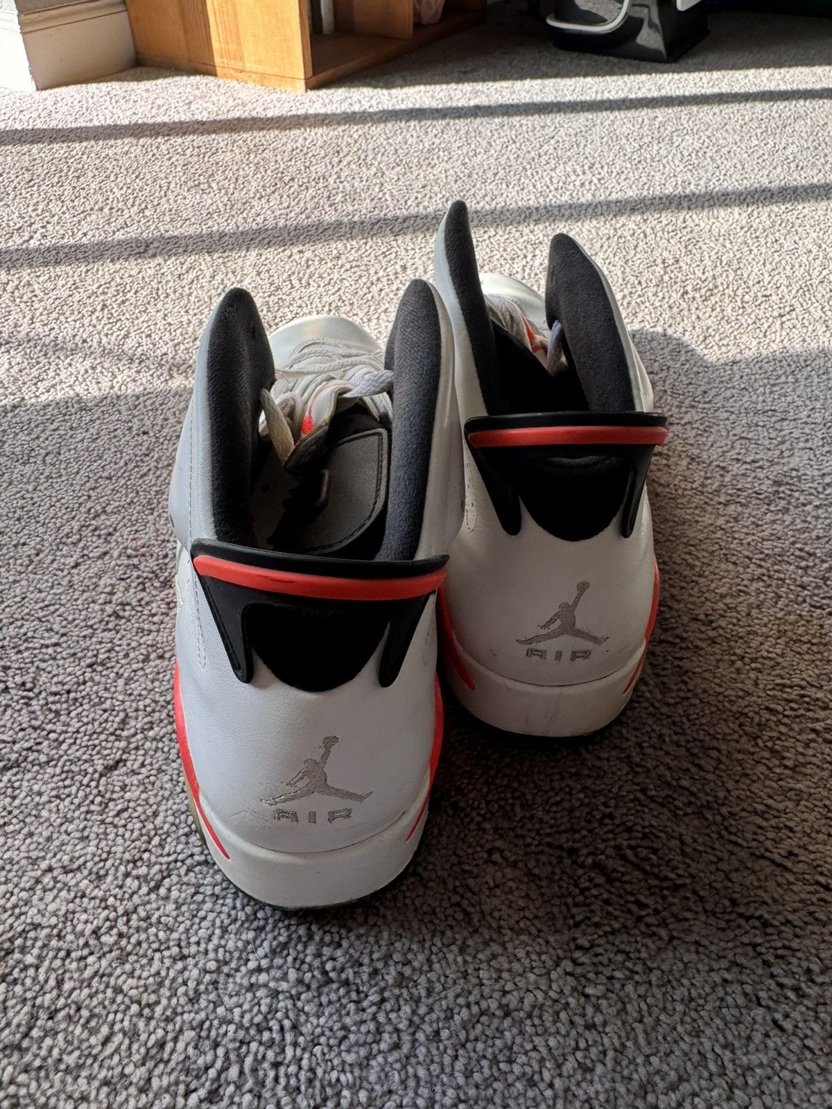 Jordan Brand × Nike Air Jordan 6 Retro 'White Infrared' 2014 Size US 12 / EU 45 - 3 Thumbnail