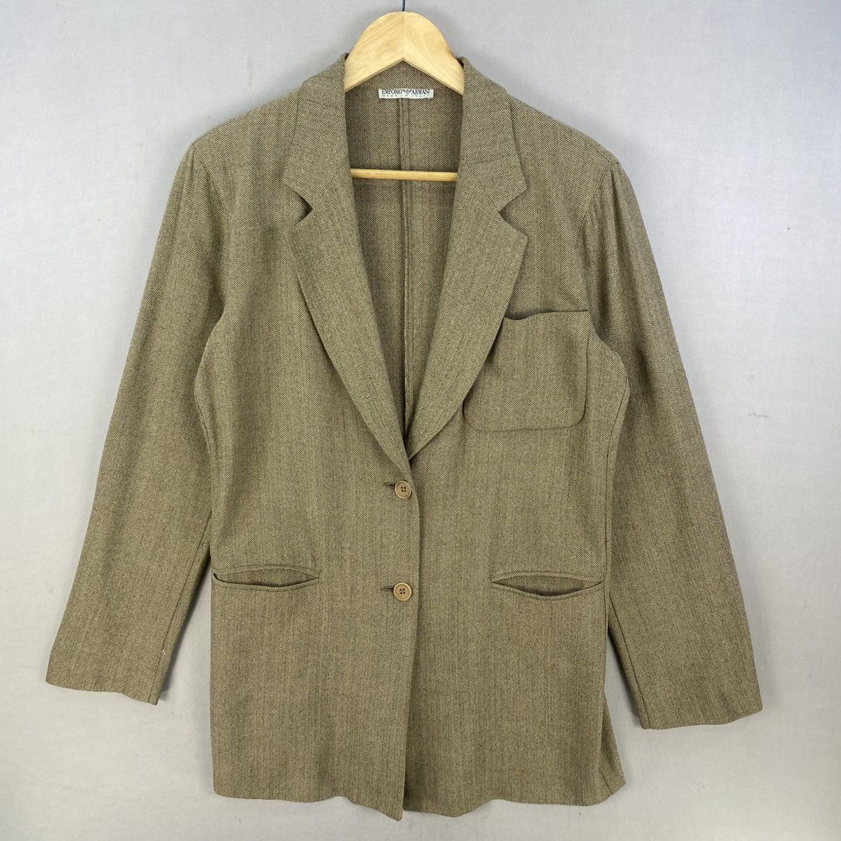 Emporio Armani Vintage Emporio Armani Blazer Jacket Size S / US 4 / IT 40 - 1 Thumbnail