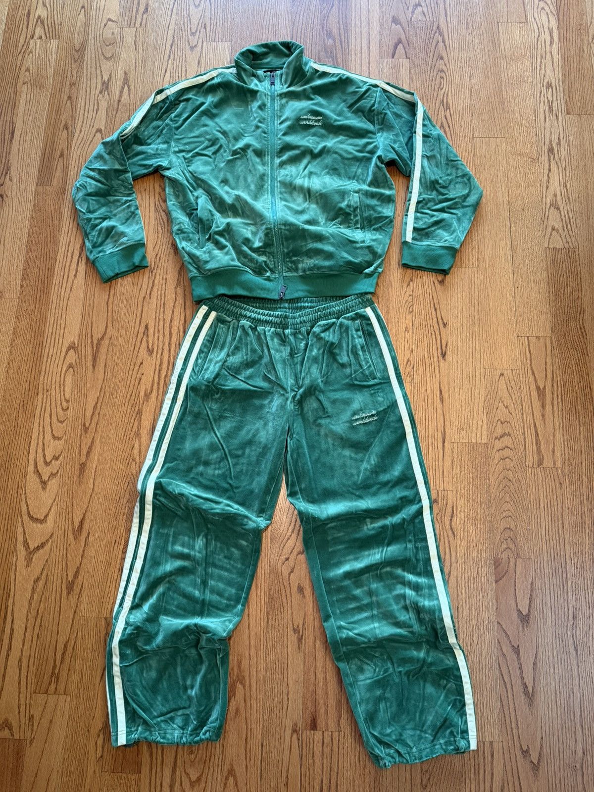 ***RARE UNKNOWN VELOUR TRACKSUIT