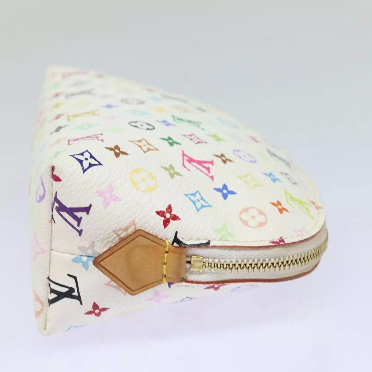 Louis Vuitton LOUIS VUITTON Multicolor Pochette Cosmetic PM Pouch White Size ONE SIZE - 10 Thumbnail