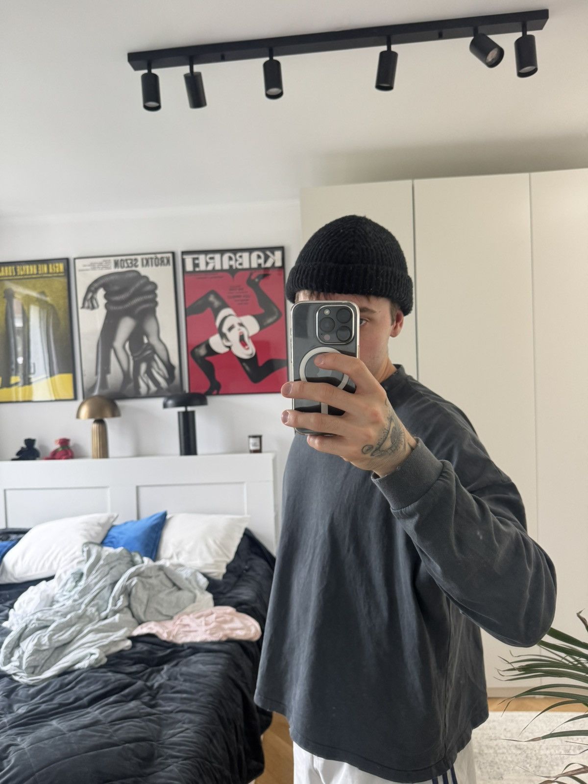 Dickies Dickies Black Short Beanie Hat Basic Logo Skate Streetwear Size ONE SIZE - 5 Thumbnail