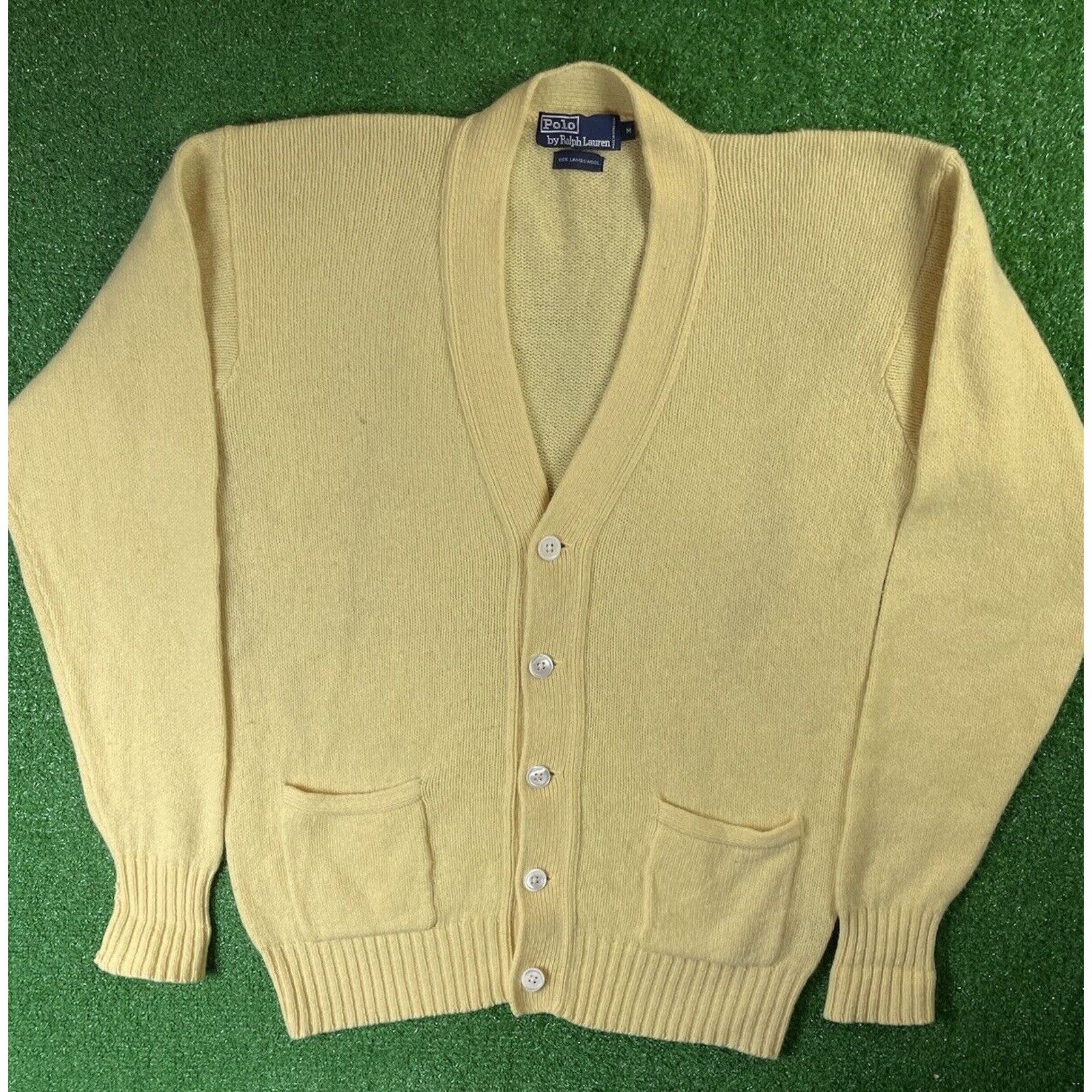 Ralph Lauren Vintage Polo Ralph Lauren Medium Wool Cardigan Sweatshirt Size US M / EU 48-50 / 2 - 1 Thumbnail