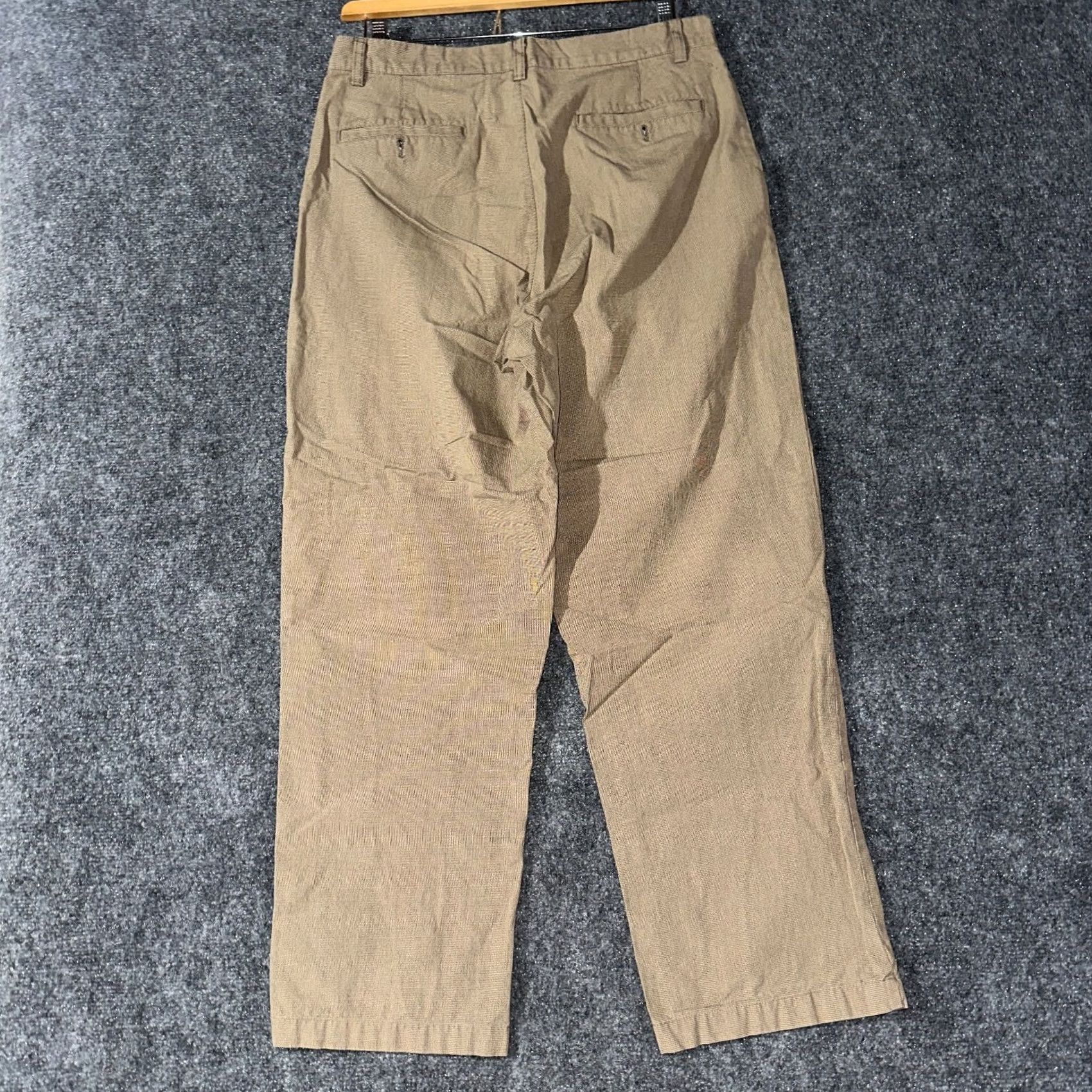 Eddie Bauer Eddie Bauer Brown Cotton Relaxed Fit Straight Leg Pants Mens 34 Pockets Size US 34 / EU 50 - 6 Thumbnail