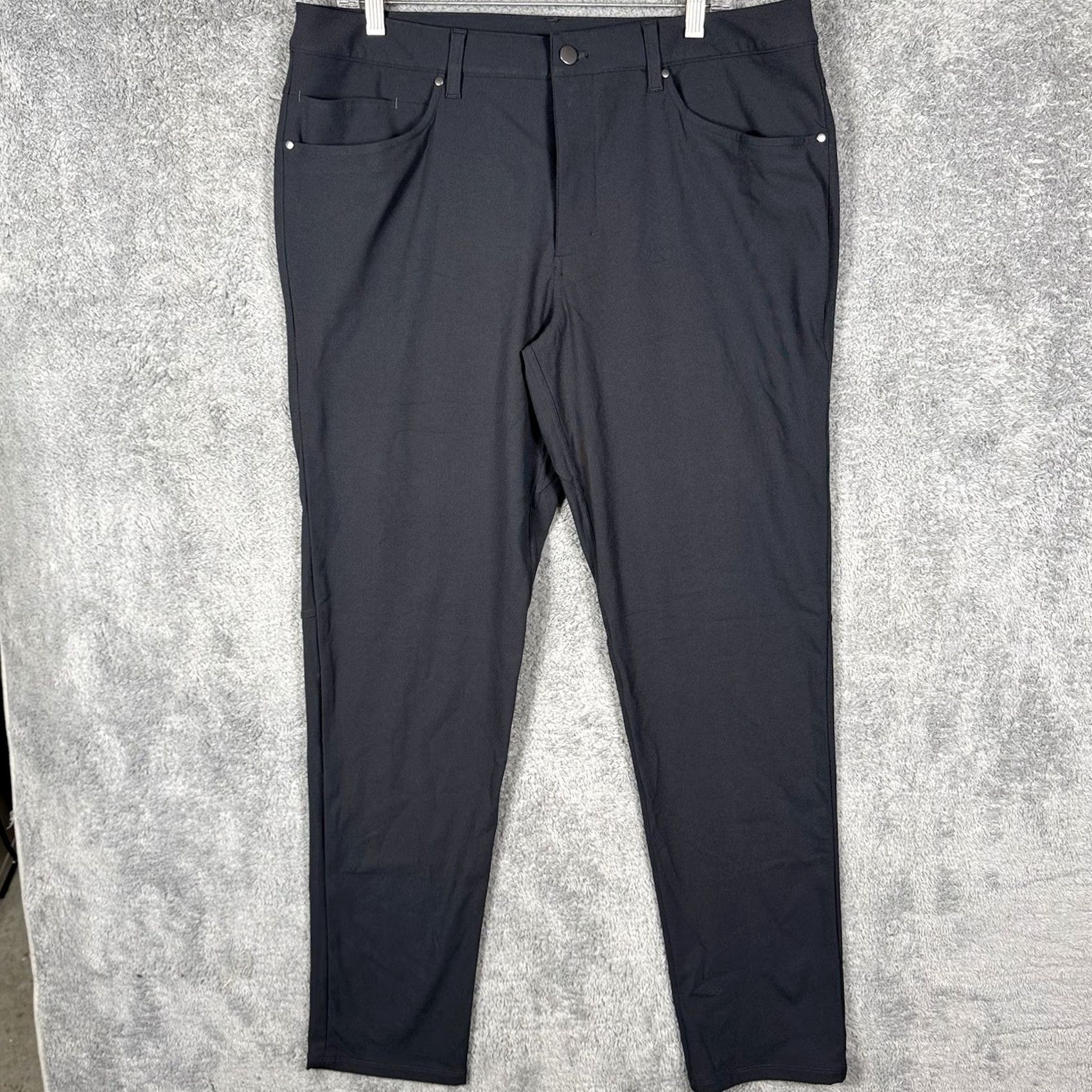 Lululemon Lululemon Pants Men 36x33 Warpstreme Classic 5 Pocket LM5ADAS Obsidian Gray Stretch Size US 36 / EU 52 - 2 Thumbnail