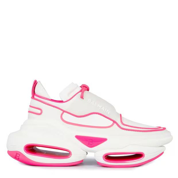 Balmain o1g2r1mq0924 Trainers in Blanc & Rose Size US 9 / IT 39 - 1 Thumbnail
