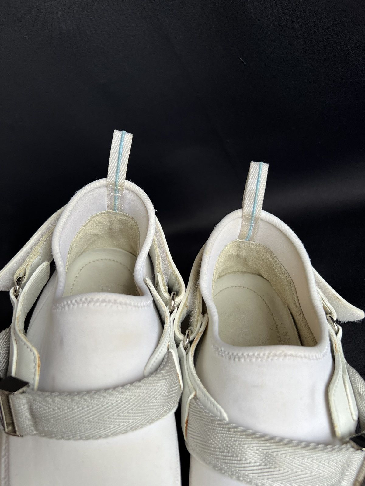 Prada PRADA Fabric/Leather Sneakers White Size 8 Size US 10 / EU 43 - 11 Thumbnail