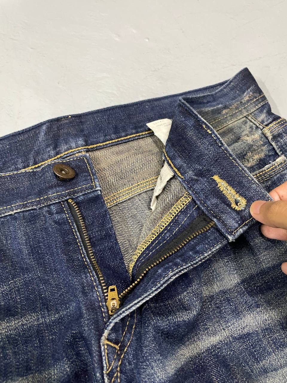 Seditionaries AVH DISTRESS REAL FADED FLAR DENIME Size US 36 / EU 52 - 9 Thumbnail
