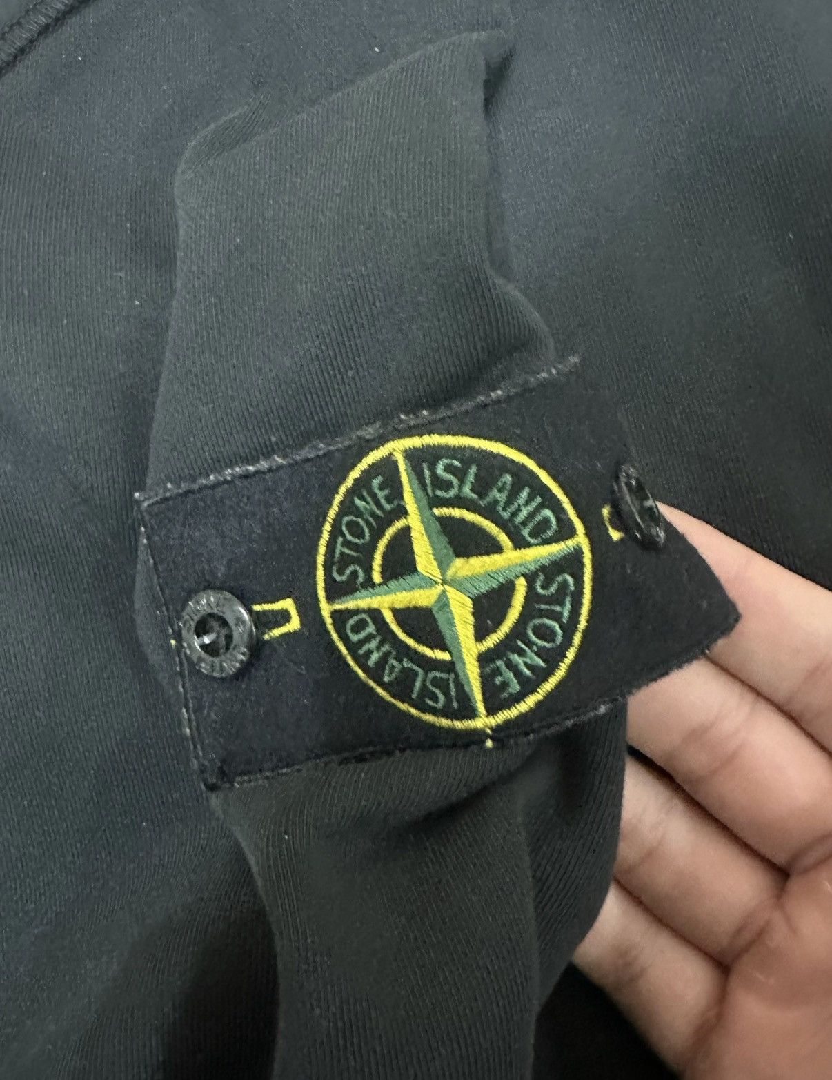 Stone Island Stone Island Black Crew Neck Sweatshirt K5 Size US L / EU 52-54 / 3 - 5 Thumbnail