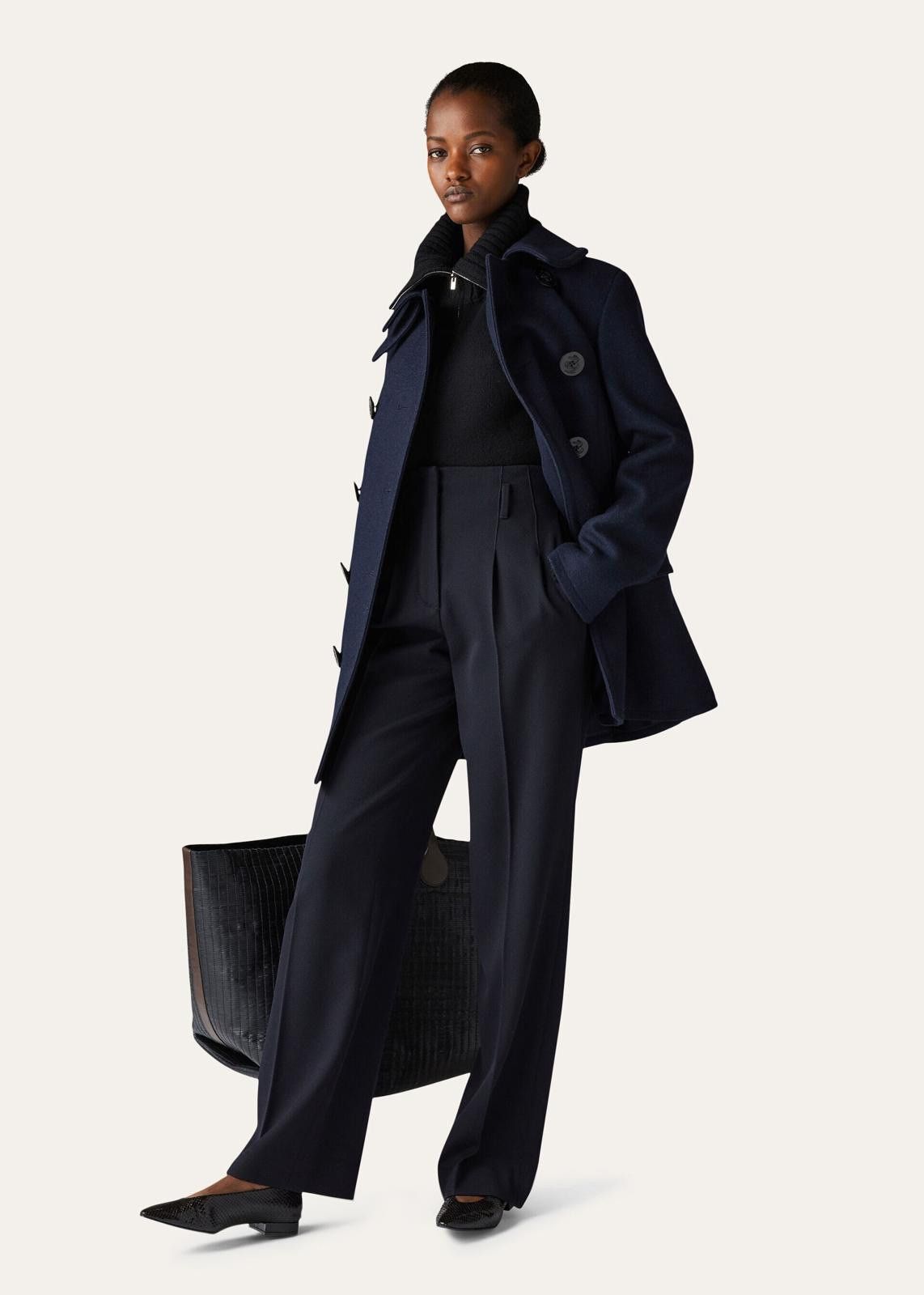 Loro Piana o1srvl11e0125 Amon Trouser in Navy Blue Size 27" / US 4 / IT 40 - 3 Thumbnail