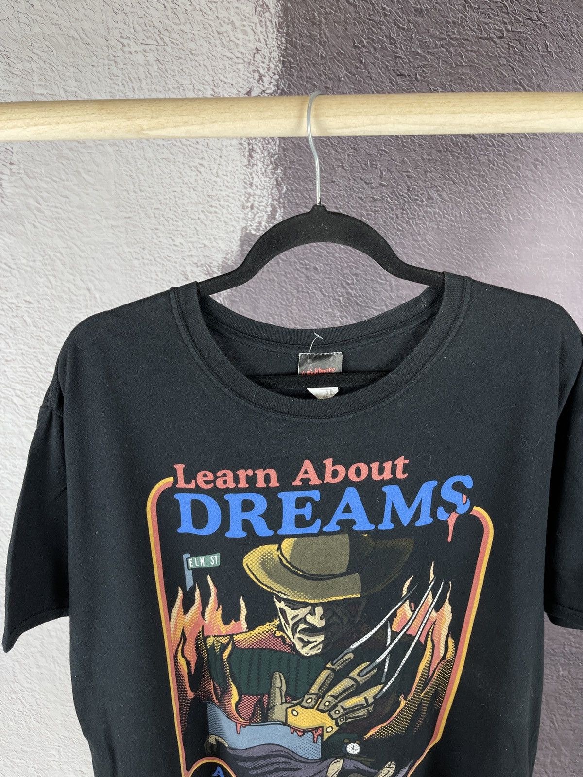 Gildan Freddy Krueger Learn about dreams Nightmare On Elm Street T Size US XL / EU 56 / 4 - 4 Thumbnail