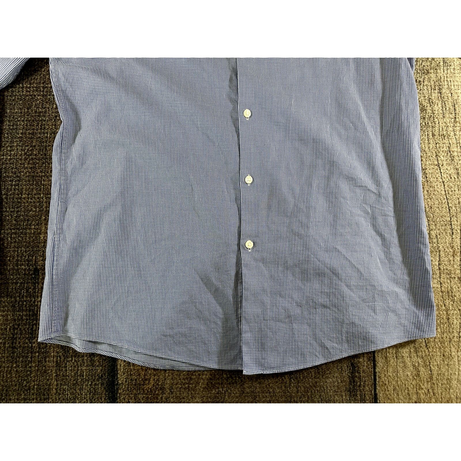 Hugo Boss HUGO BOSS Mens Button-Up Long Sleeve Shirt 16.5 - 34/35 Size US L / EU 52-54 / 3 - 3 Thumbnail