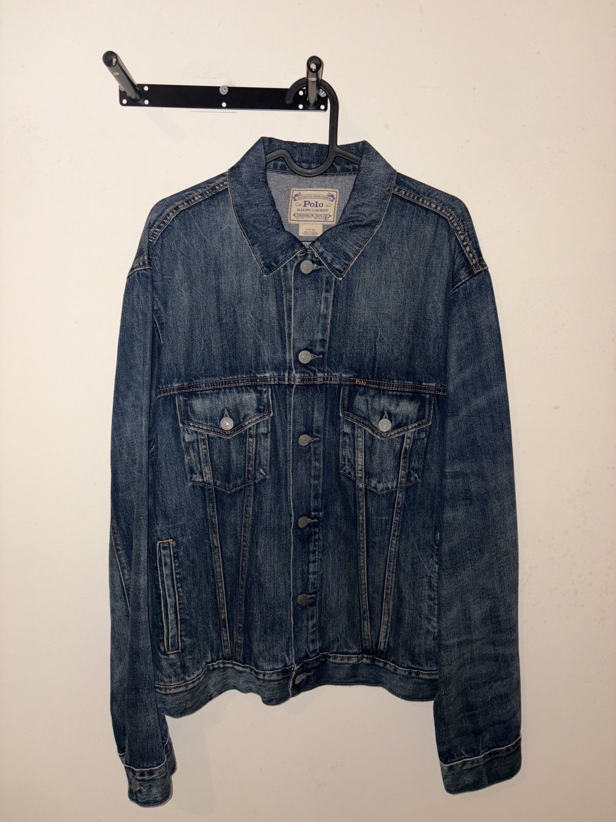 Polo Ralph Lauren Ralph Lauren Vintage American Flag Denim Jacket Size US L / EU 52-54 / 3 - 2 Thumbnail