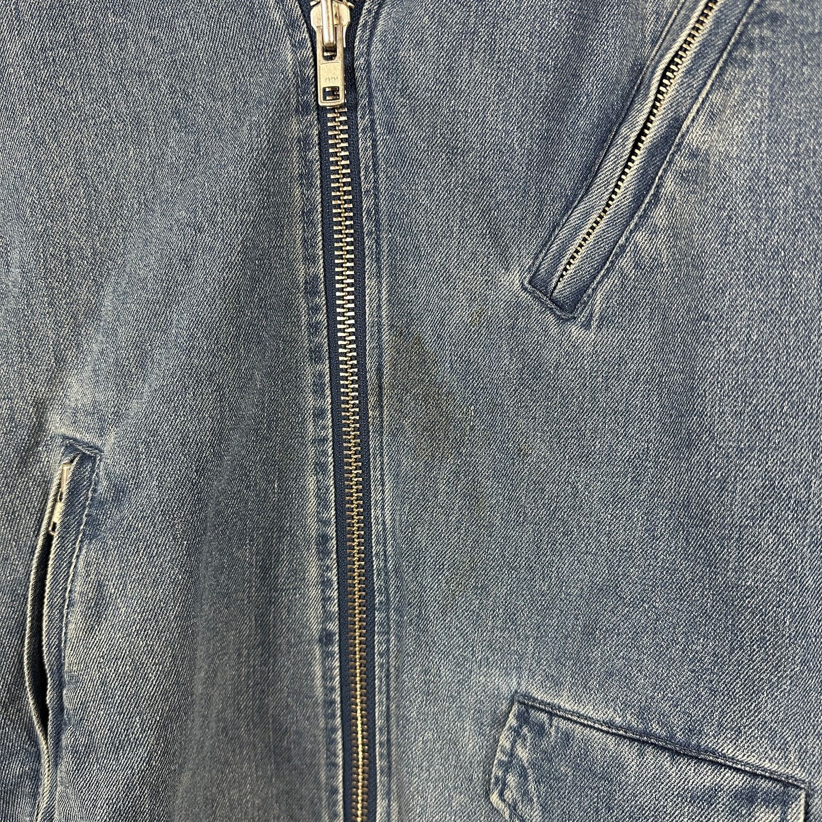 Beams Japan Light Wash Moto Denim Jacket Size US M / EU 48-50 / 2 - 6 Thumbnail