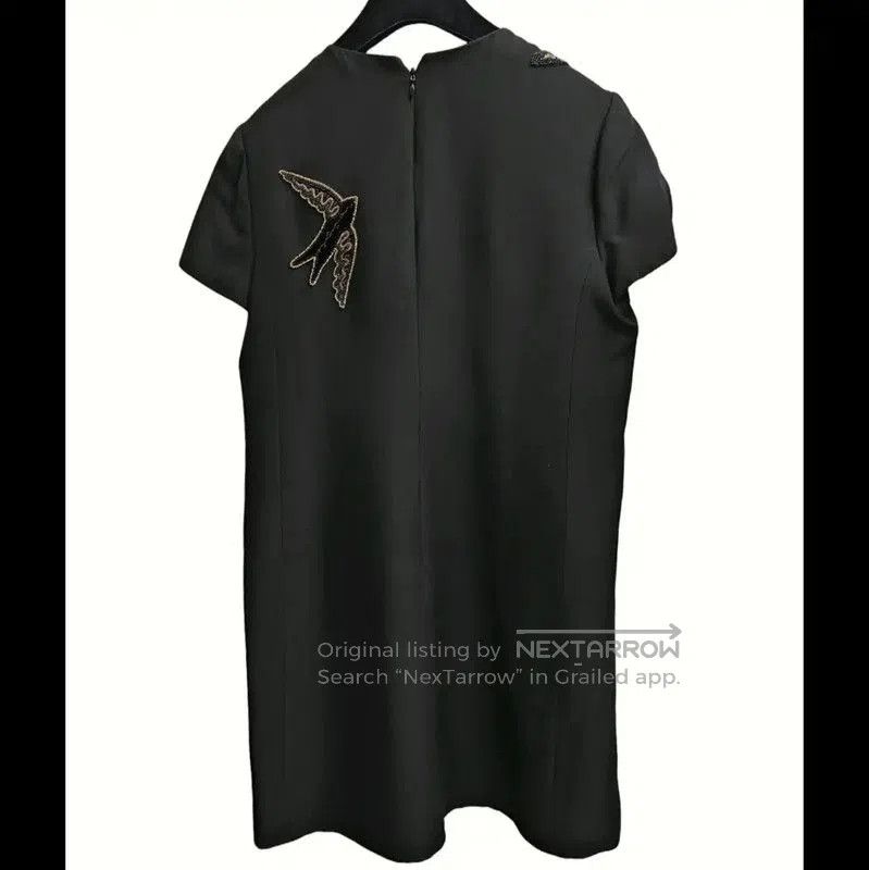Valentino Valentino Short Sleeve Wool Dress with Embroidery . Size S / US 4 / IT 40 - 9 Thumbnail
