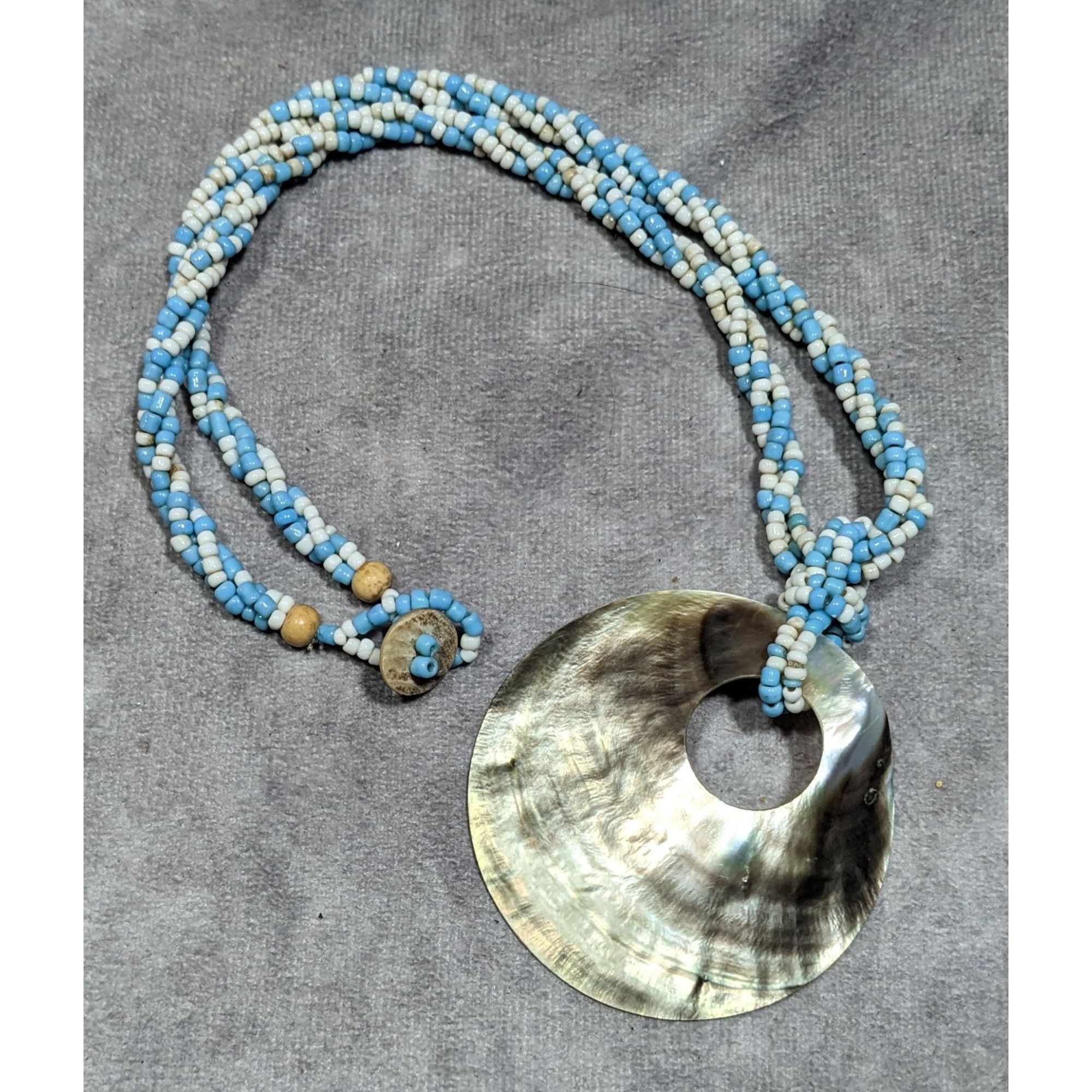 Other Vintage Beachy Mermaidcore Shell And Glass Bead Necklace Size ONE SIZE - 6 Thumbnail