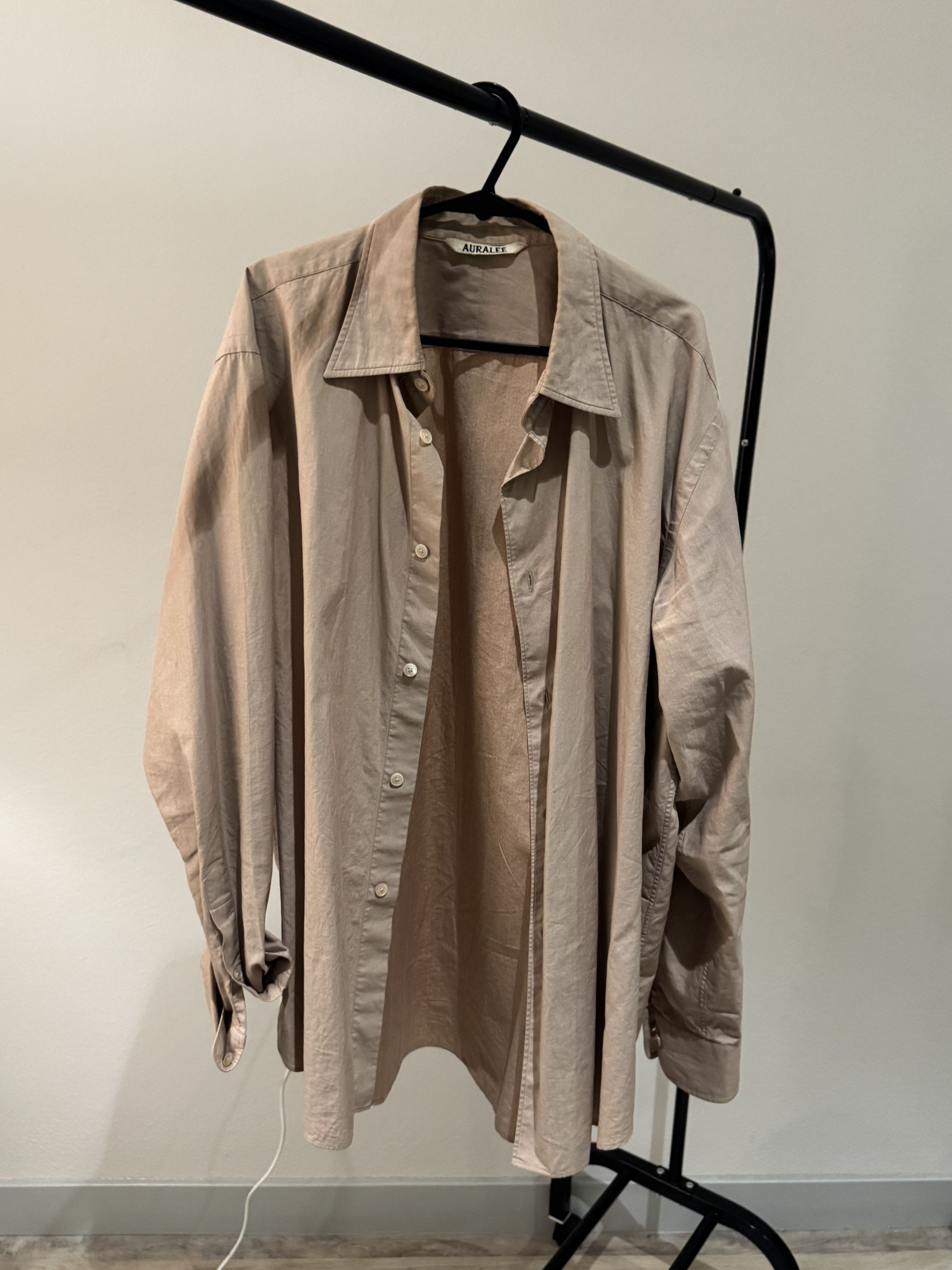 Auralee Auralee Washed Finx Twill Shirt Size US M / EU 48-50 / 2 - 2 Thumbnail