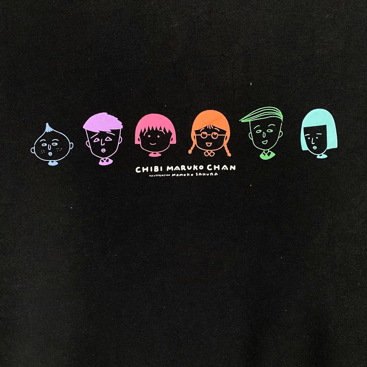 GU × Vintage Vintage GU Chibi Maruko Chan Crewneck Sweatshirt Black Size XL / US 12-14 / IT 48-50 - 4 Thumbnail