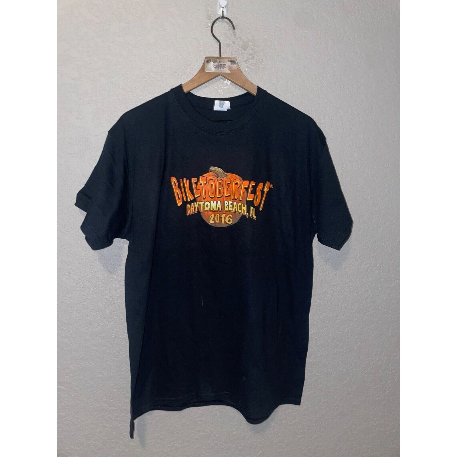 Gildan Daytona Biker Shirt Biketoberfest Graphic L Black Tee Size US L / EU 52-54 / 3 - 2 Thumbnail