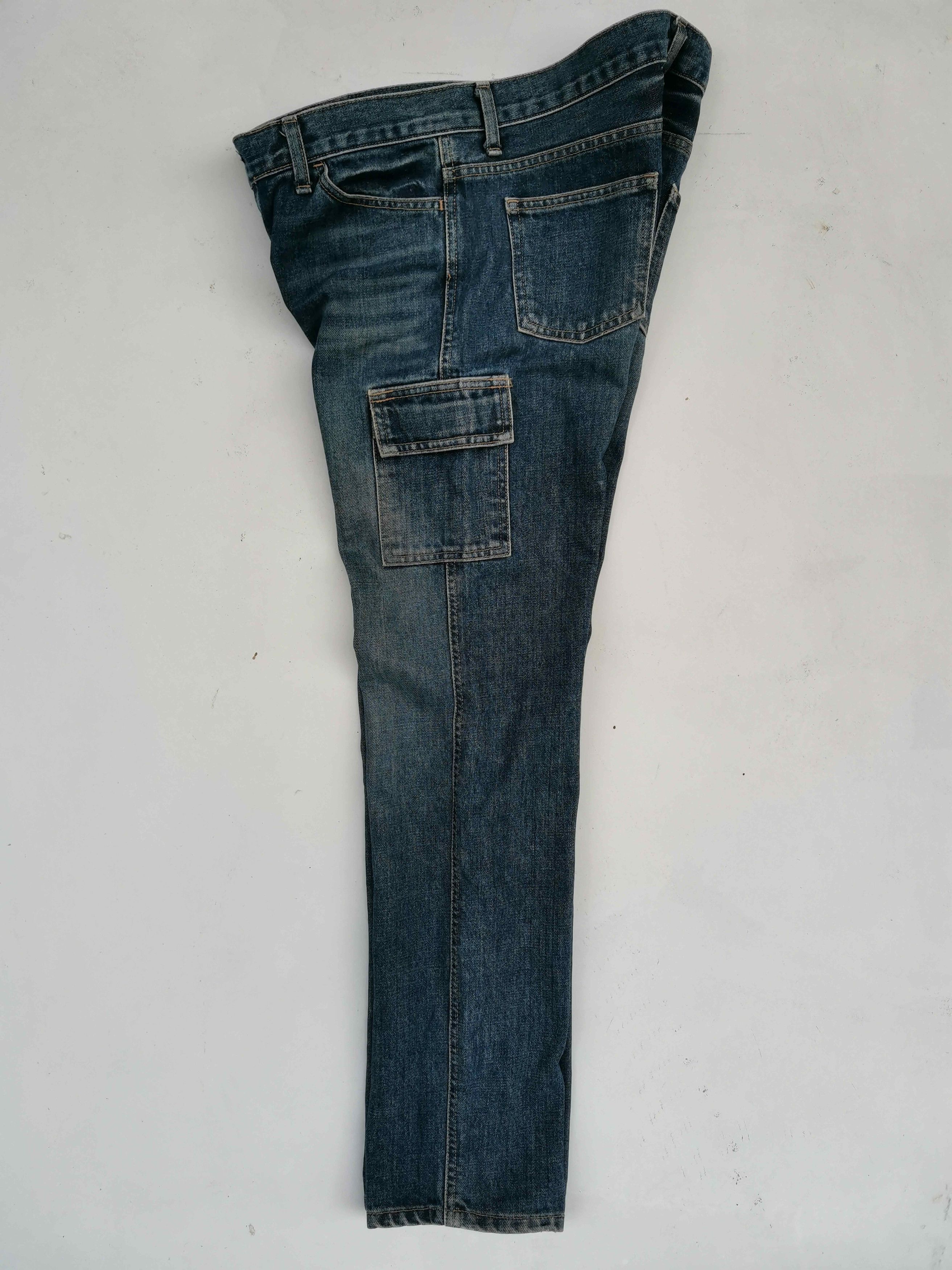 Japanese Brand International World Jeans Tactical Cargo Multipocket Pants Size US 33 - 8 Thumbnail