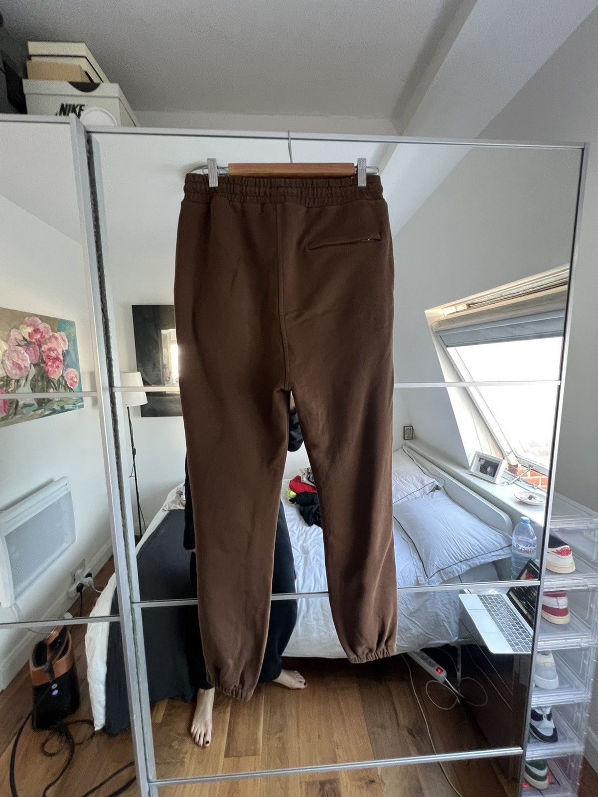 Les Benjamins Brown Joggers Size 30" / US 8 / IT 44 - 2 Thumbnail