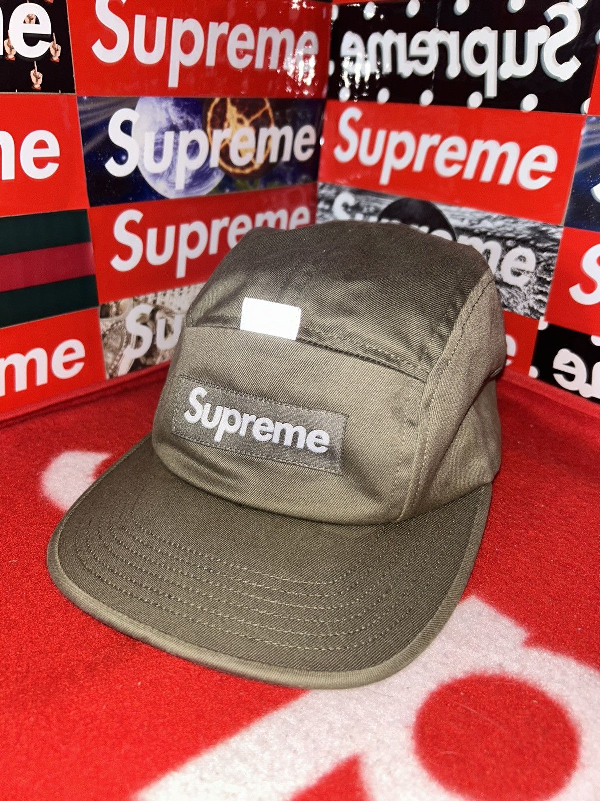 Supreme Supreme Reflective Tab Pocket Camp Cap SS18 Size ONE SIZE - 9 Thumbnail