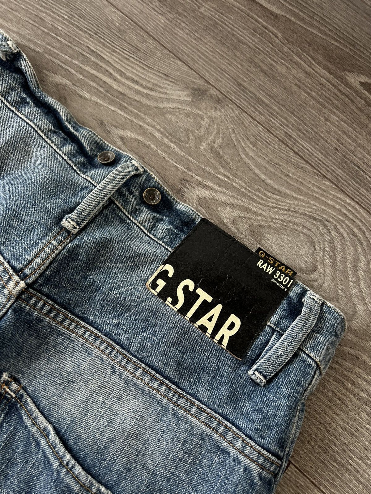 G-Star Y2K G-Star Raw ARC 3D Loose Tapered Braces Opium 03301 Jeans Size US 31 - 8 Thumbnail